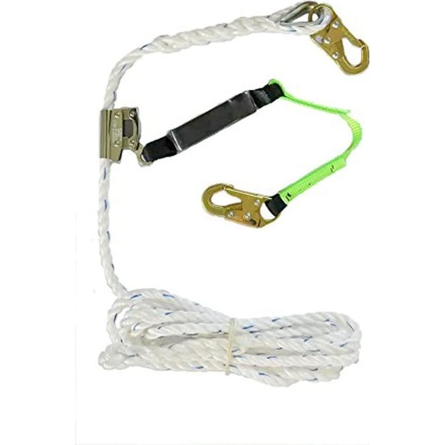 Kit de Seguridad PeakWorks para Techadores con Arnés y Línea 15,24 m