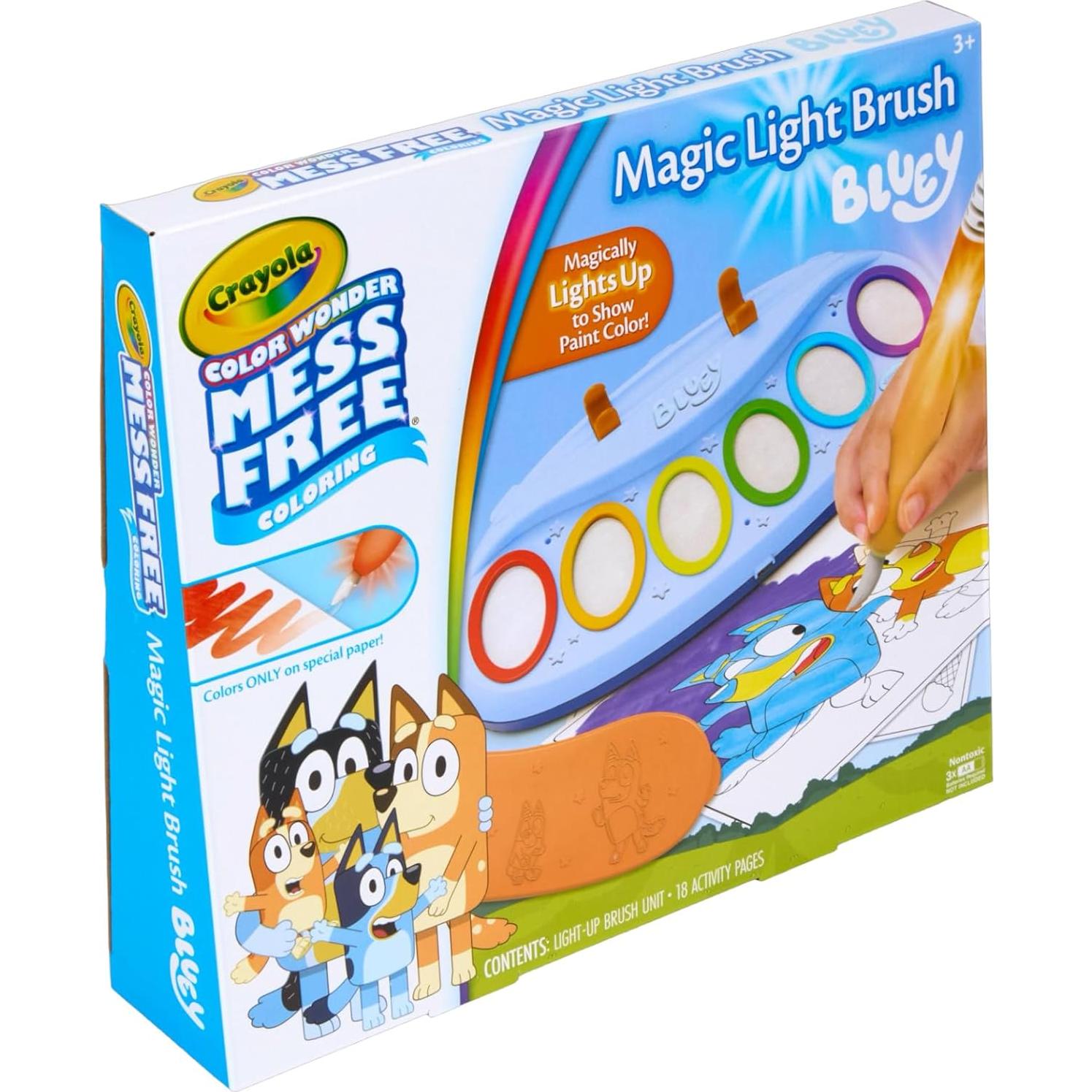 Set de Pintura Crayola Bluey Color Wonder con Pincel Iluminado