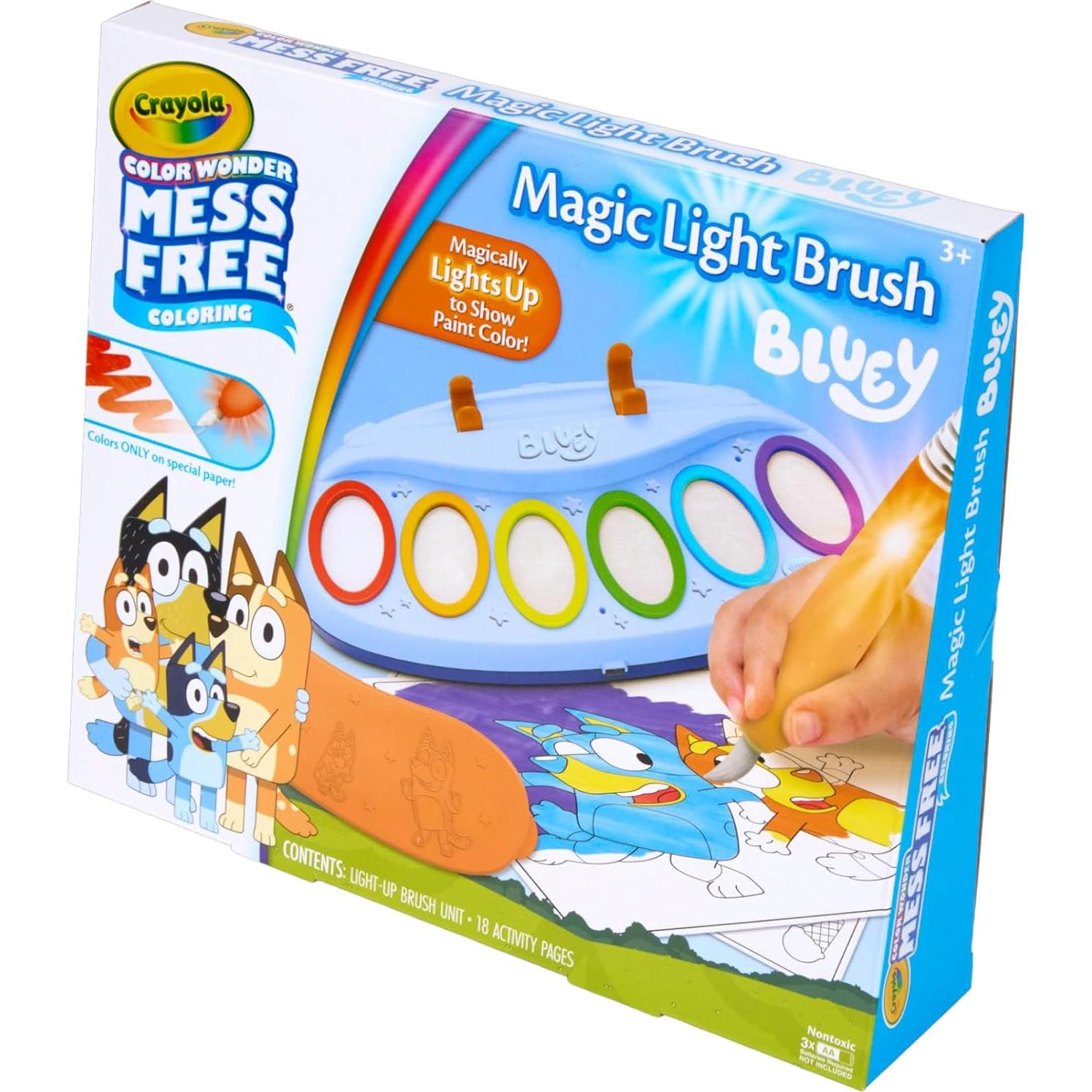 Set de Pintura Crayola Bluey Color Wonder con Pincel Iluminado