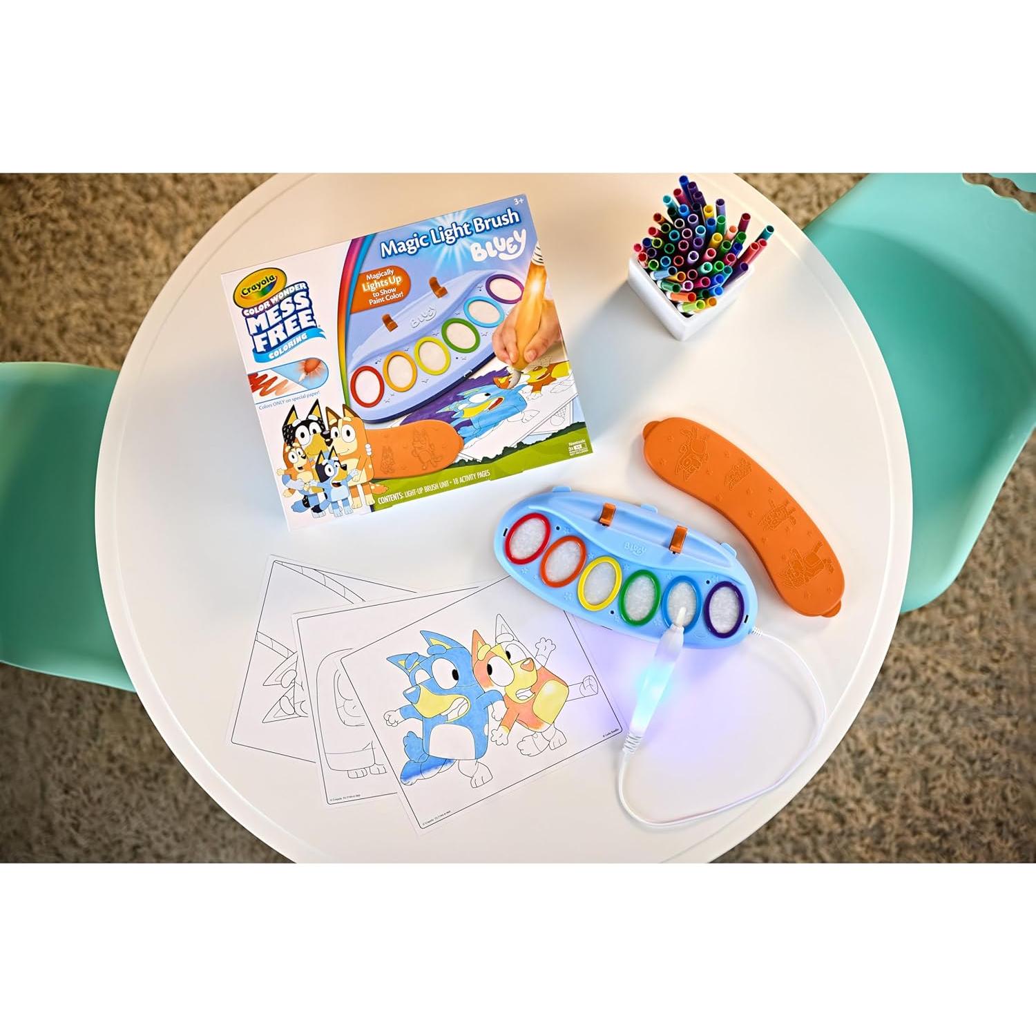 Set de Pintura Crayola Bluey Color Wonder con Pincel Iluminado