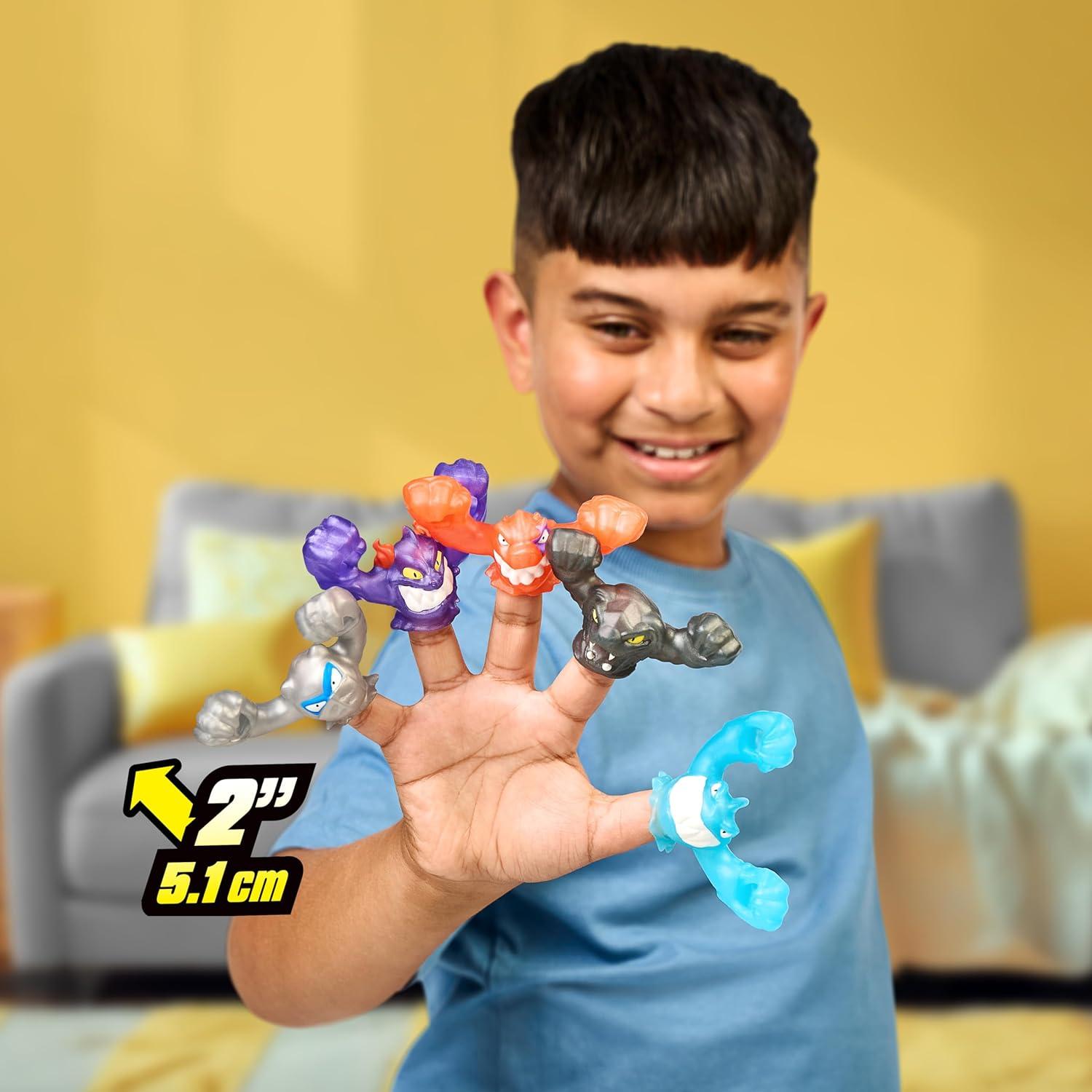 Heroes de Goo Jit Zu Paquete de 5 Goo-Slingers Cósmicos Metálicos