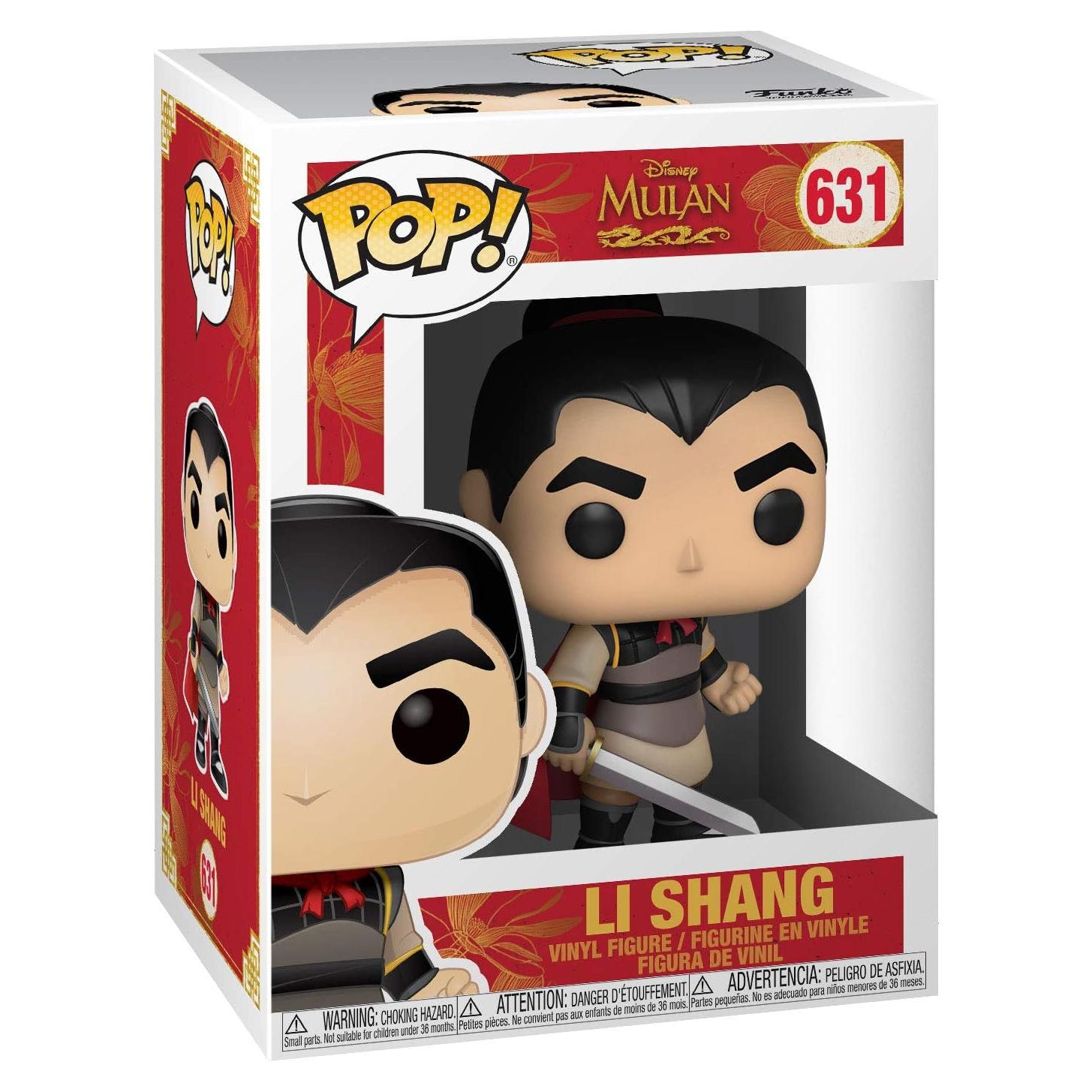 Funko Pop! Mulan - Li Shang Vinilo Coleccionable 9.53cm