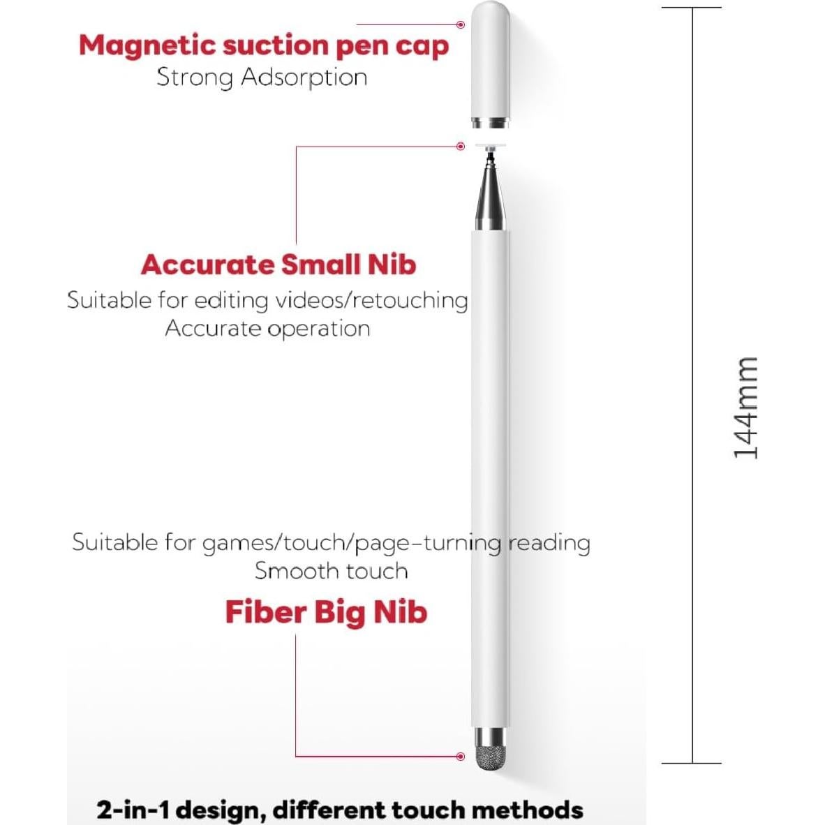 Lápiz Stylus Capacitivo WZF para Samsung Galaxy Tab A9+ A8 A7