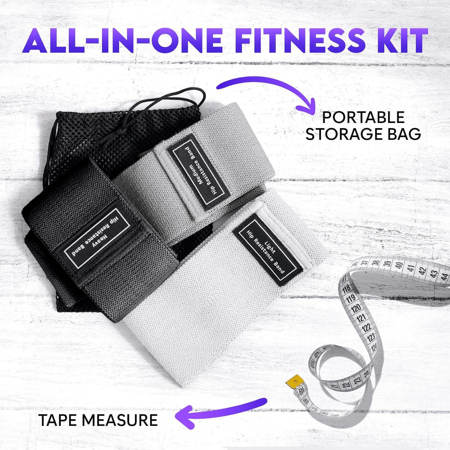 Bandas de Resistencia ZENO 3 Niveles Antideslizantes para Ejercicio