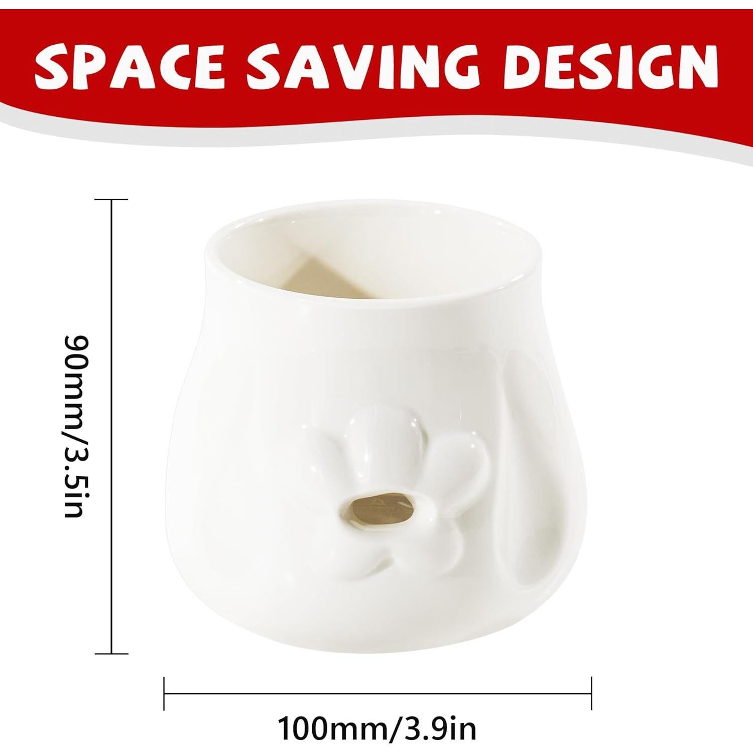 Separador de Yema de Huevo Li & Zhao Cerámica Blanco 380g