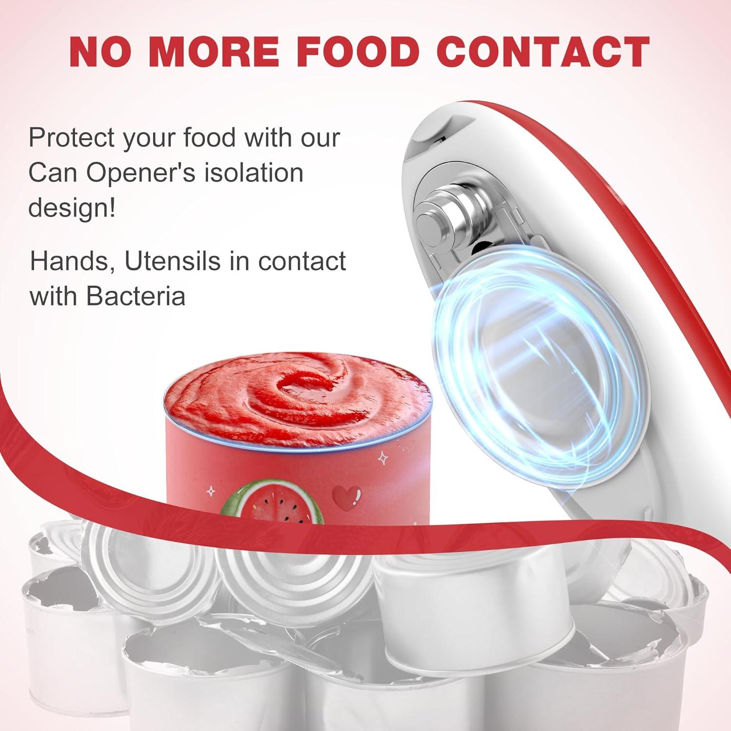 Abrelatas Eléctrico Brilam KGQ-6B Automático Rojo