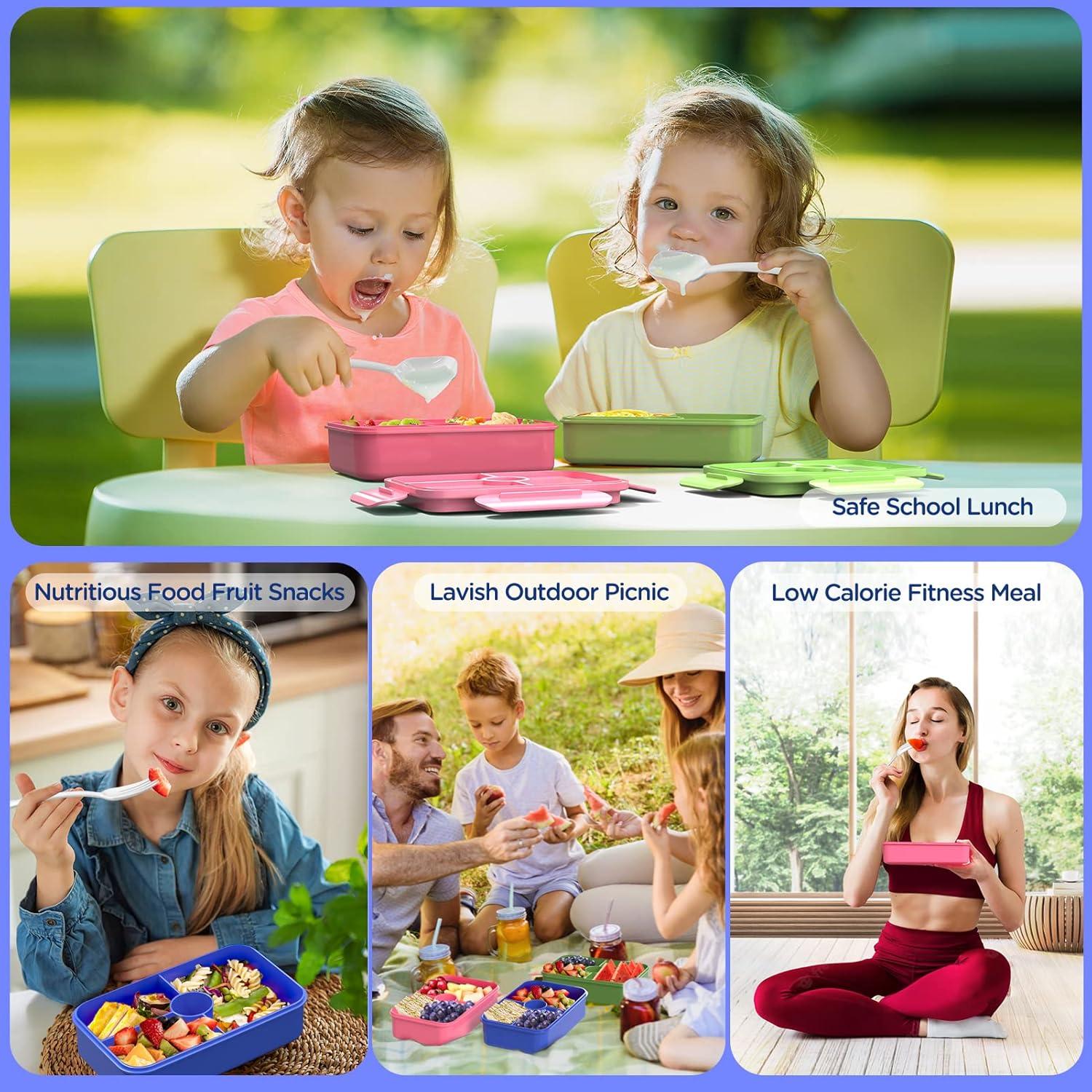 Caja de Almuerzo Bento DaCool 7.5 Tazas a Prueba de Fugas Azul