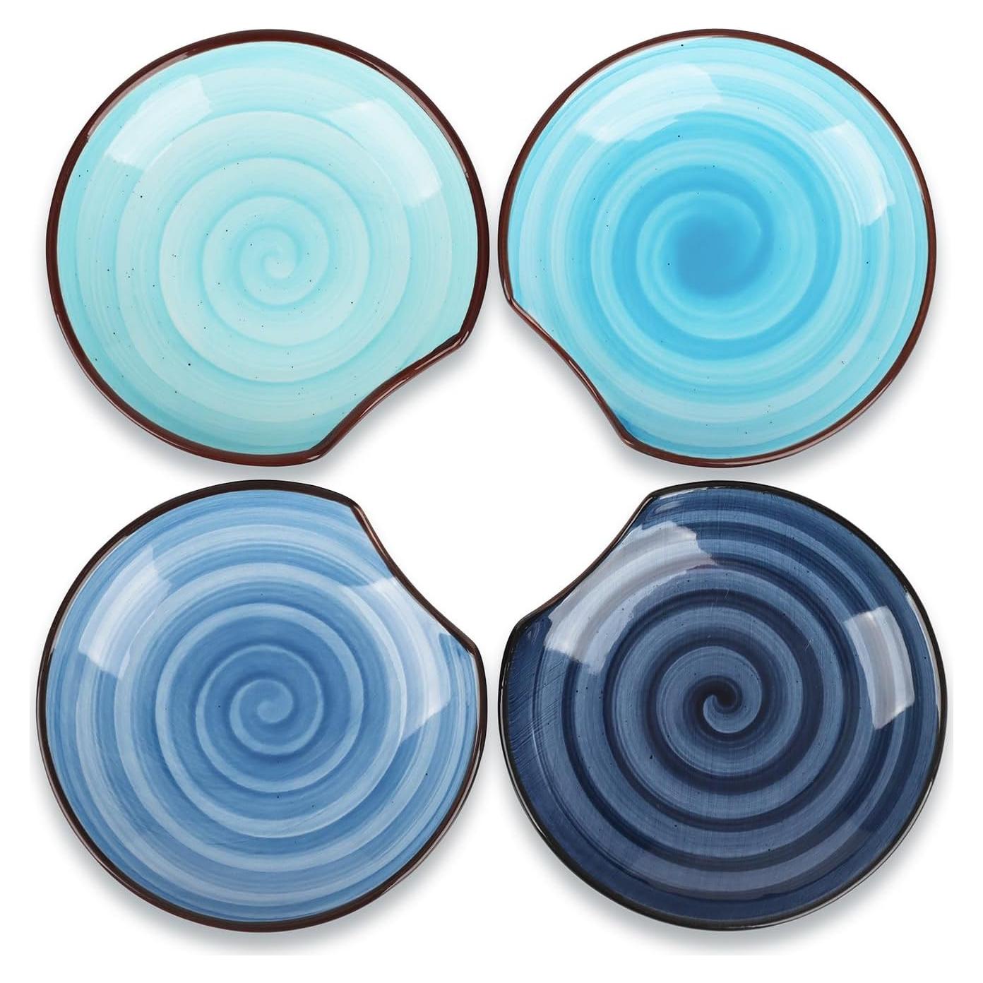 Soporte para Cucharas KitchenTour Cerámica 11.94 cm Set 4 Colores