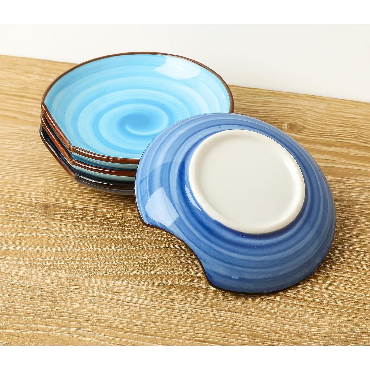 Soporte para Cucharas KitchenTour Cerámica 11.94 cm Set 4 Colores