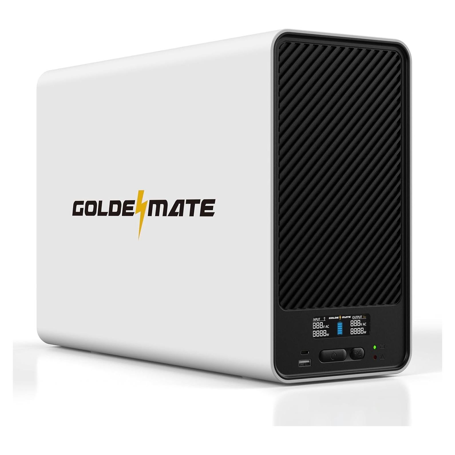 UPS GOLDENMATE 1500VA 1000W Batería LiFePO4 8 Salidas