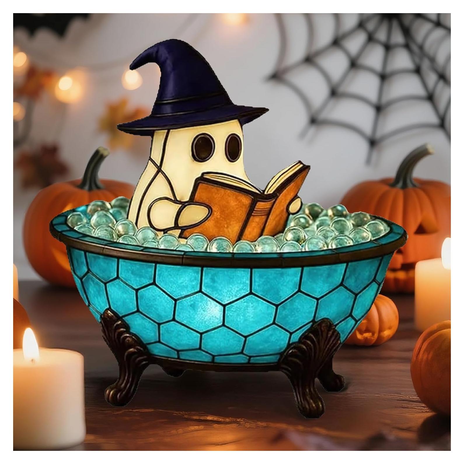 Lámpara de Baño Burbujeante Fantasma Halloween 2025 10 cm