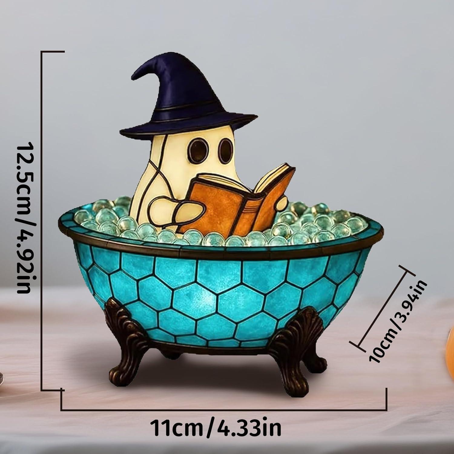 Lámpara de Baño Burbujeante Fantasma Halloween 2025 10 cm