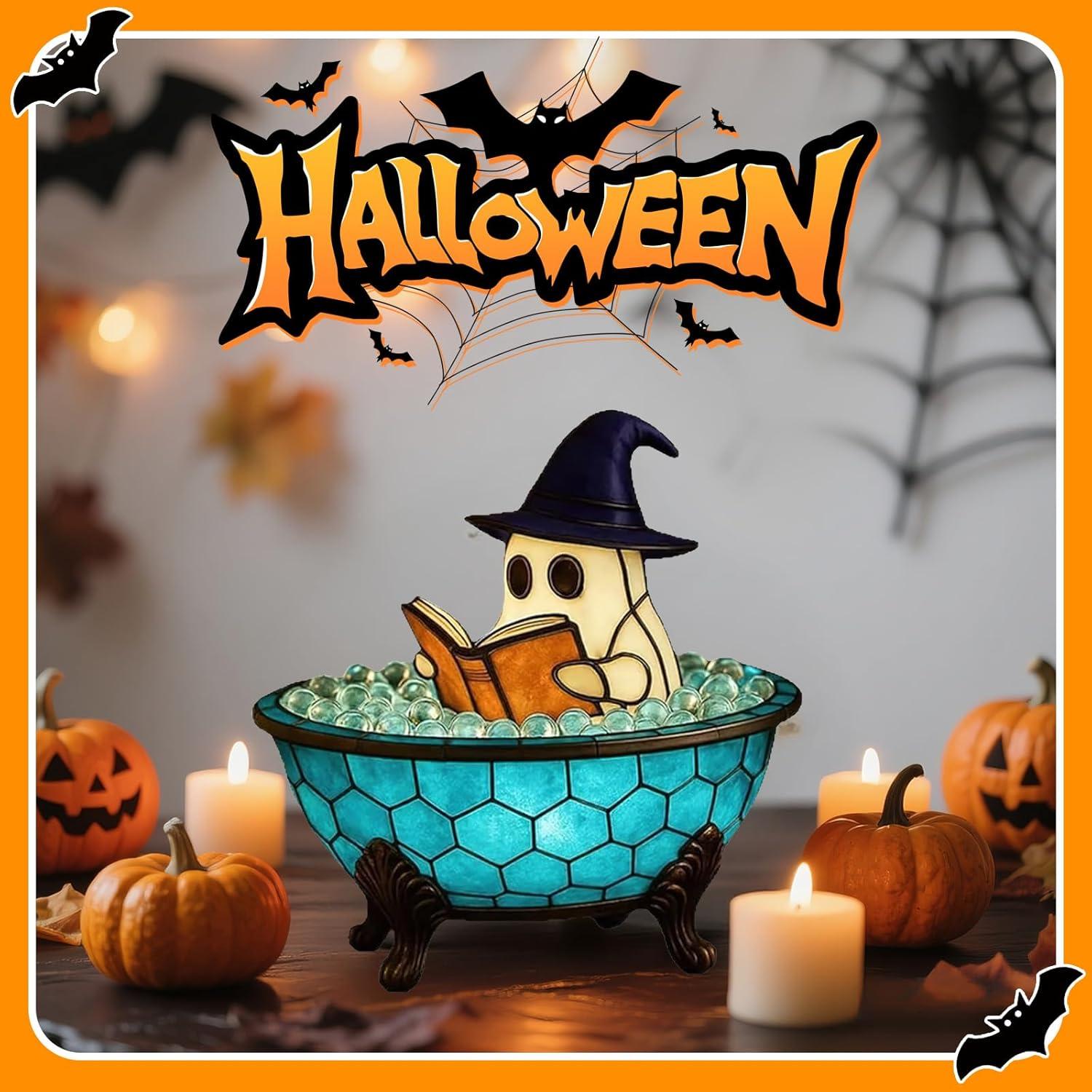 Lámpara de Baño Burbujeante Fantasma Halloween 2025 10 cm