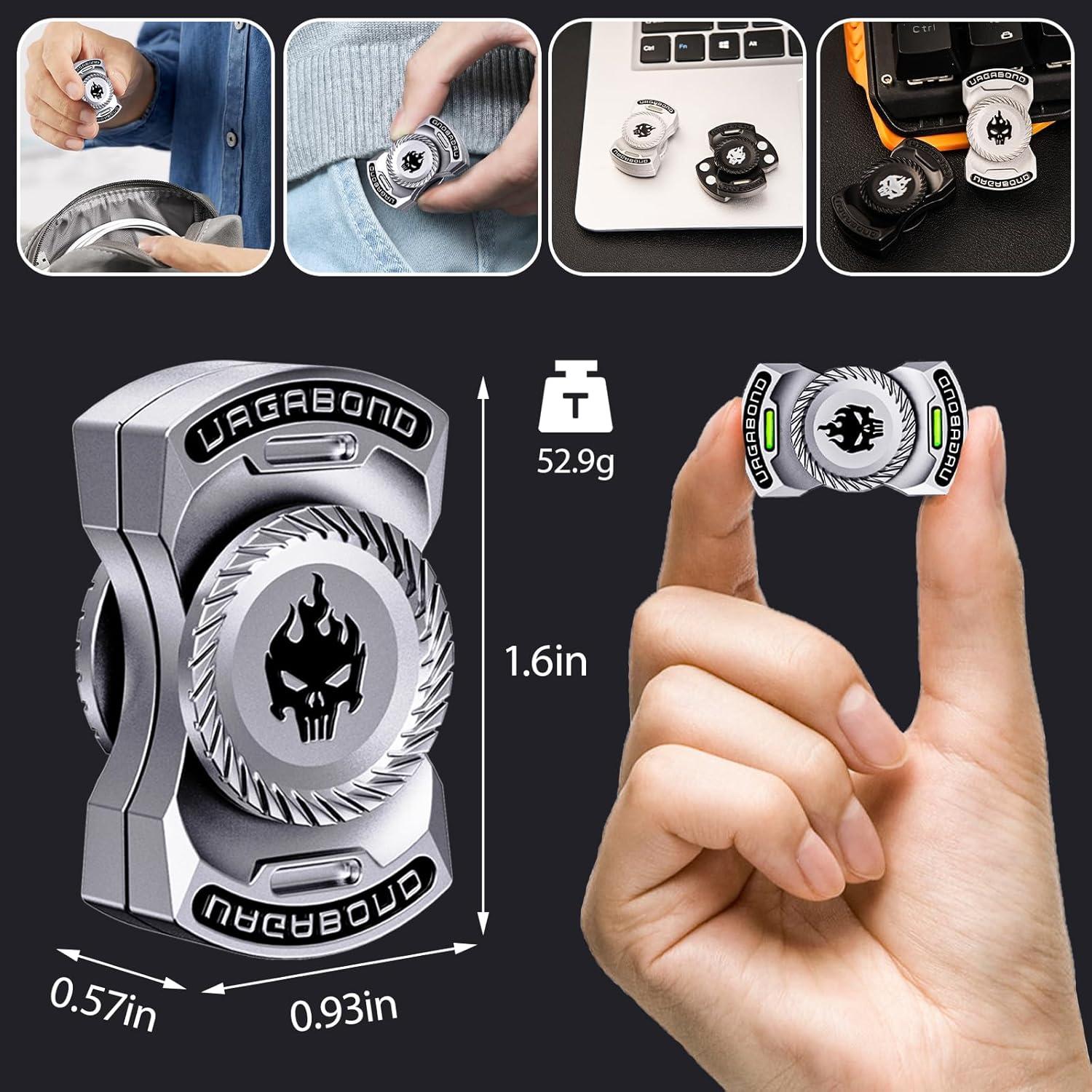 Juguete Antiestrés 3-en-1 Berotok - Spinner, Clicker y Deslizador