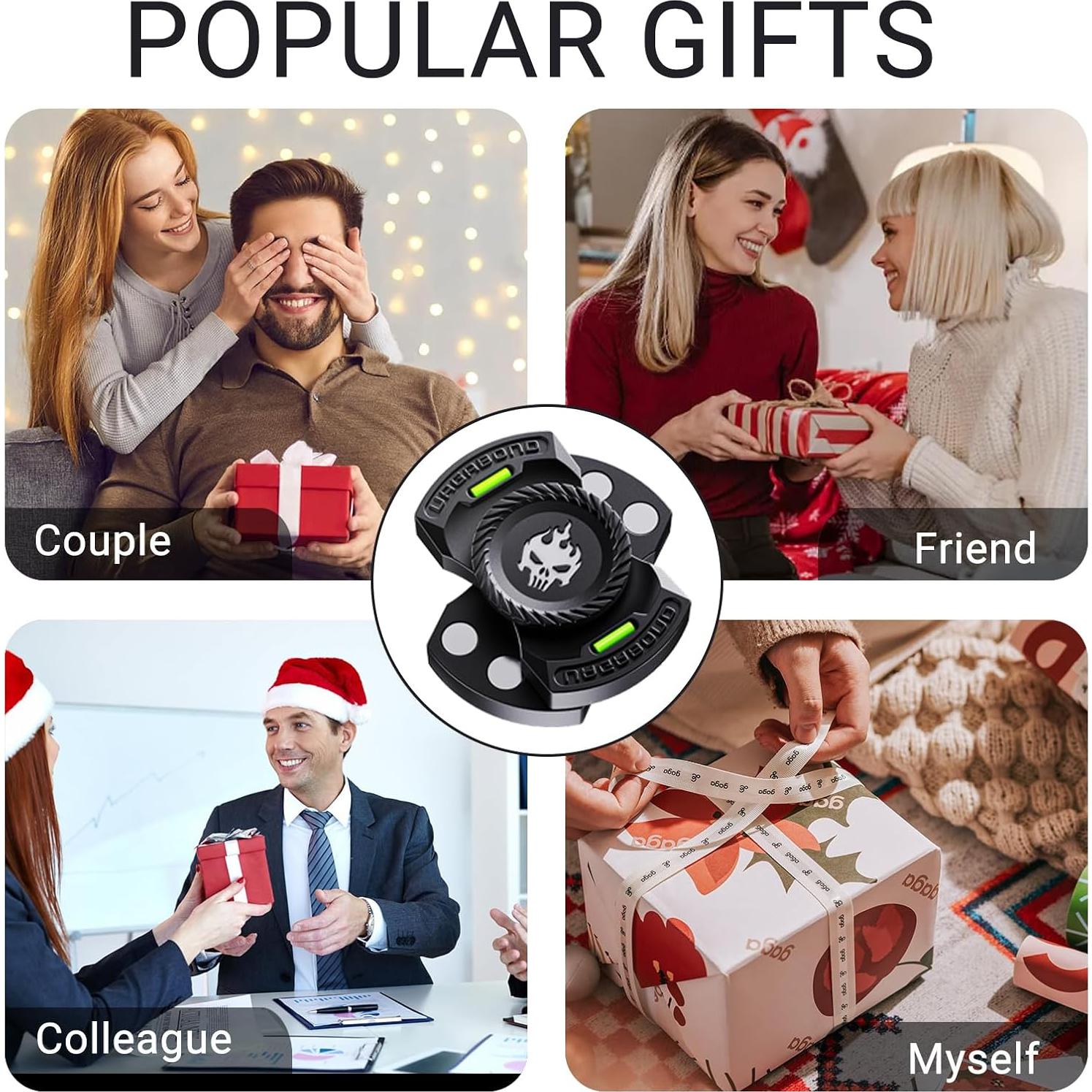 Juguete Antiestrés 3-en-1 Berotok - Spinner, Clicker y Deslizador