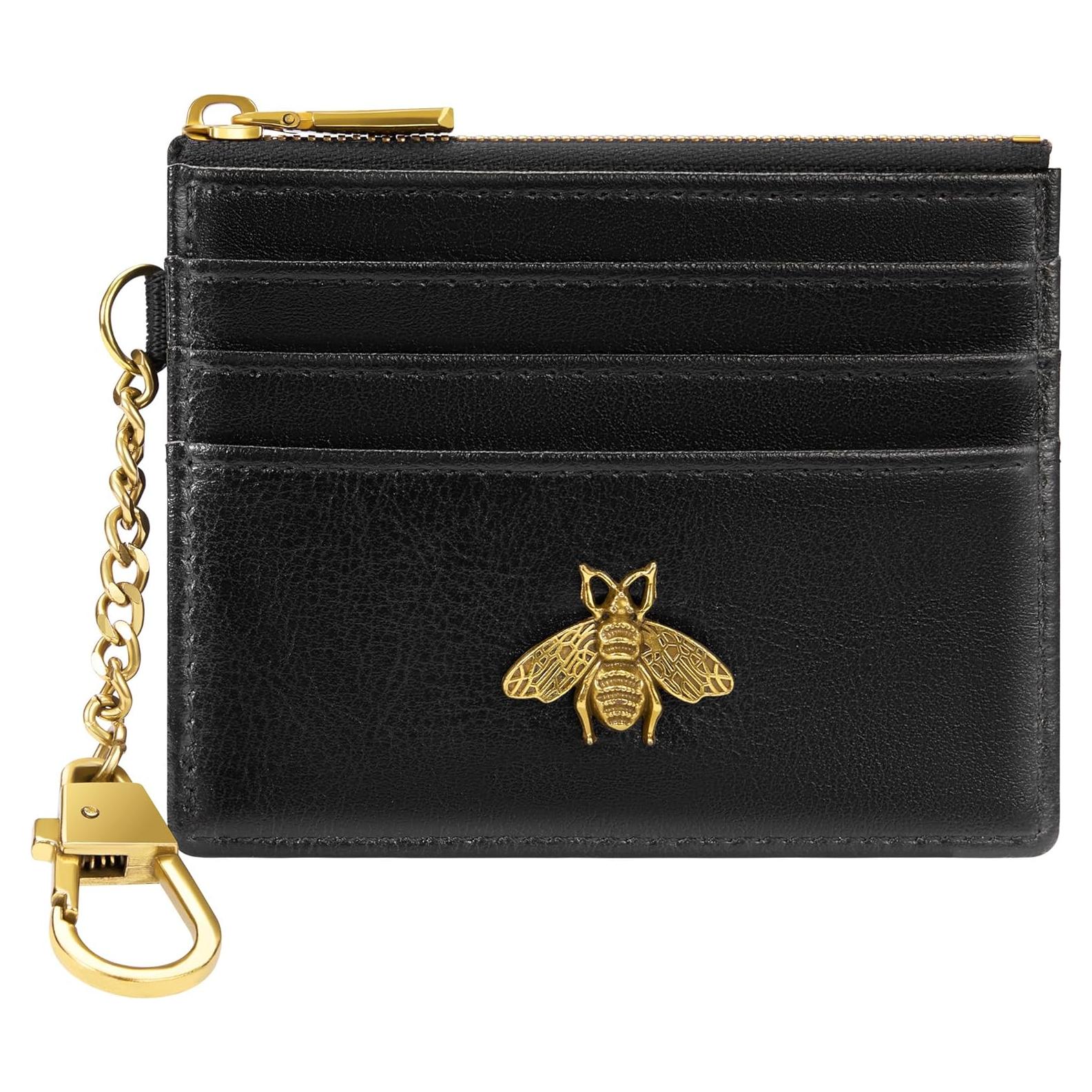 Monedero RFID SEAVILIA para Mujeres con Llavero y Abeja