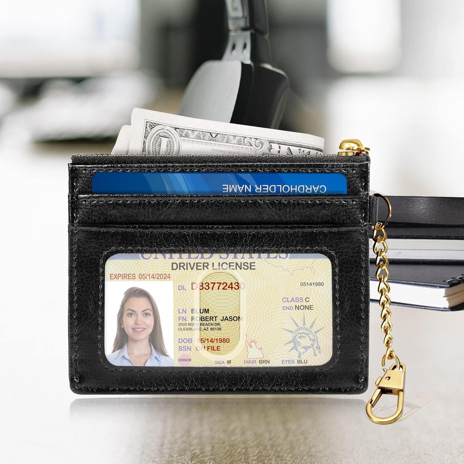 Monedero RFID SEAVILIA para Mujeres con Llavero y Abeja