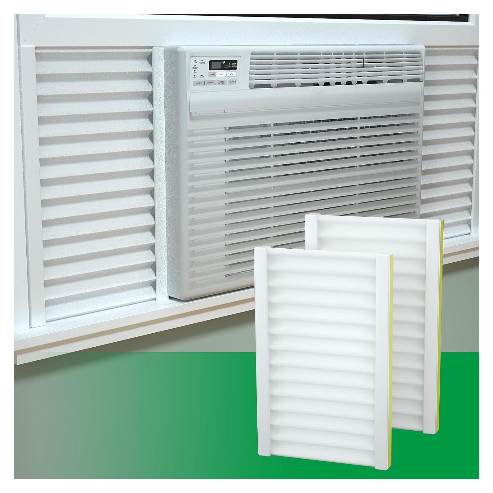 Panel Aislante de Aire Acondicionado SZZSAF 2 Piezas 5x5 cm Blanco