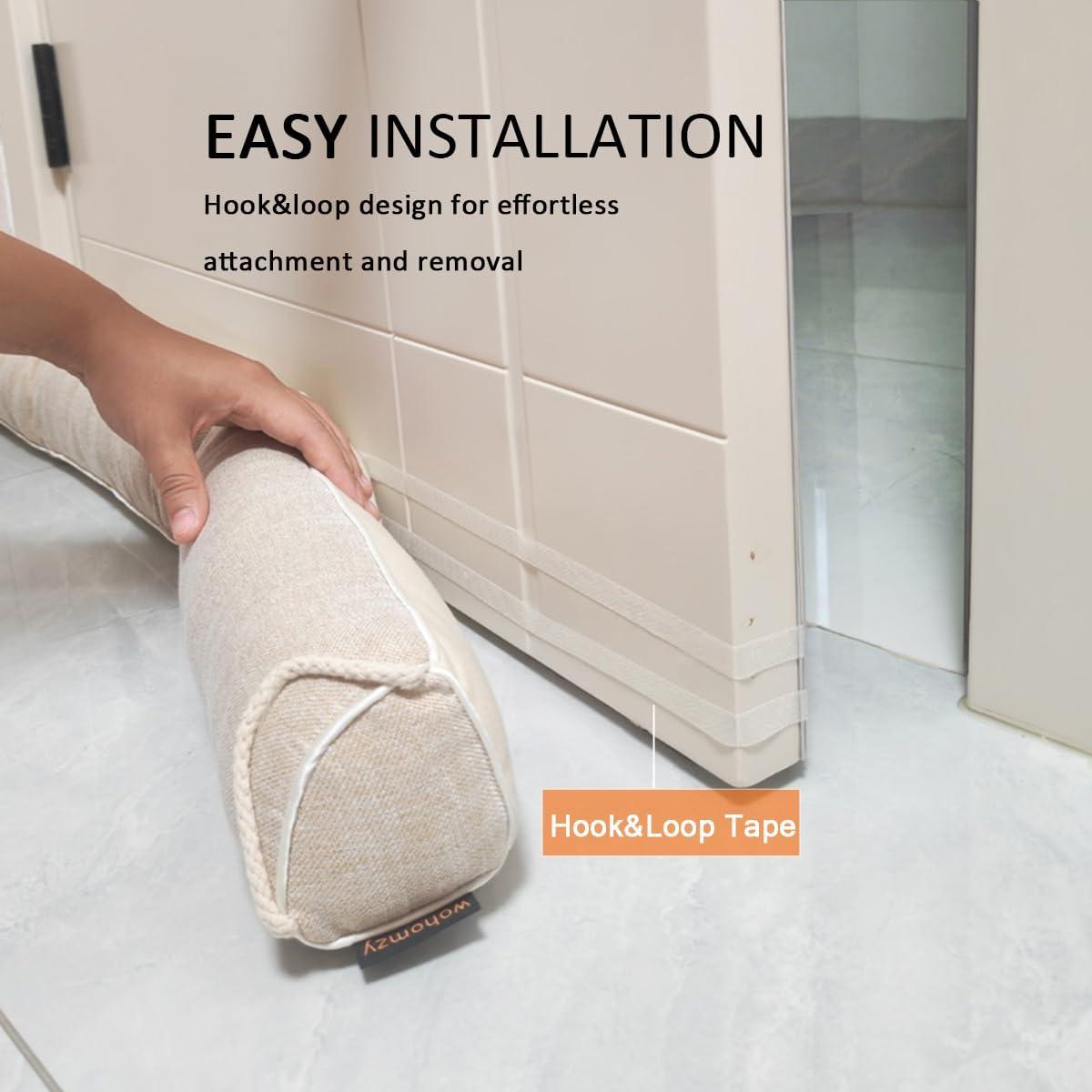 Tapón de Corrientes para Puerta Wohomzy 83 cm Beige Aislante