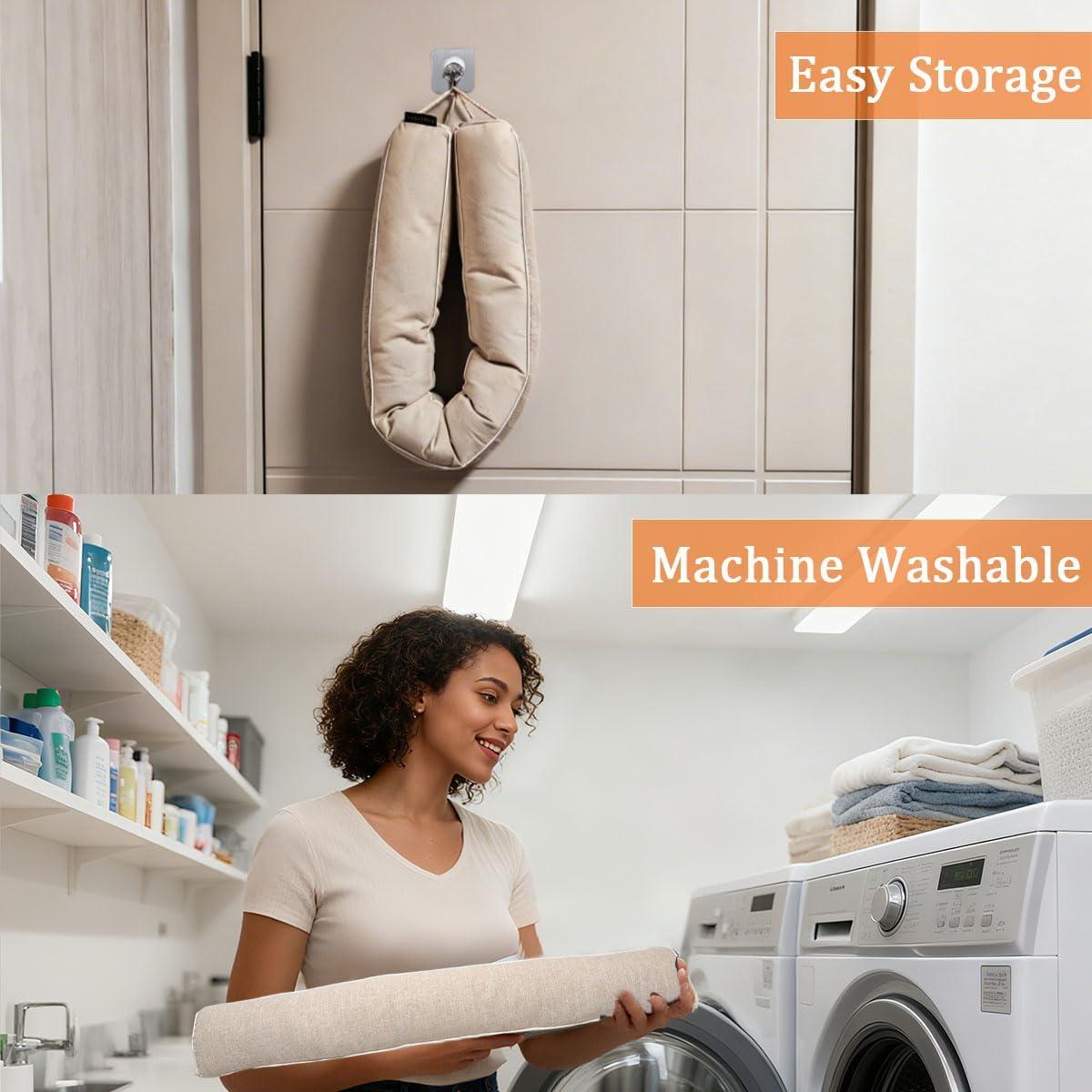 Tapón de Corrientes para Puerta Wohomzy 83 cm Beige Aislante