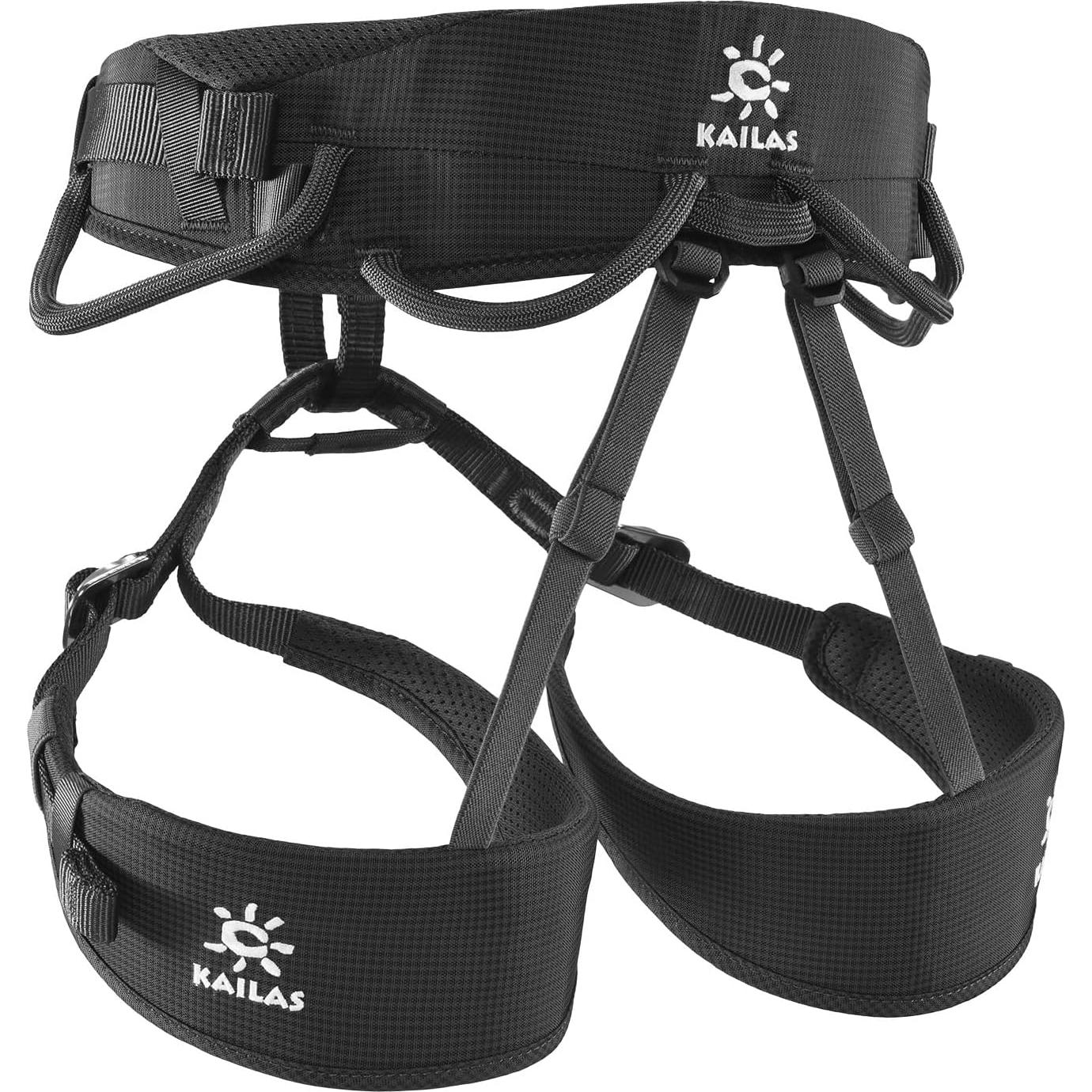 Arnés de Escalada KAILAS Airo Ajustable Negro 340g