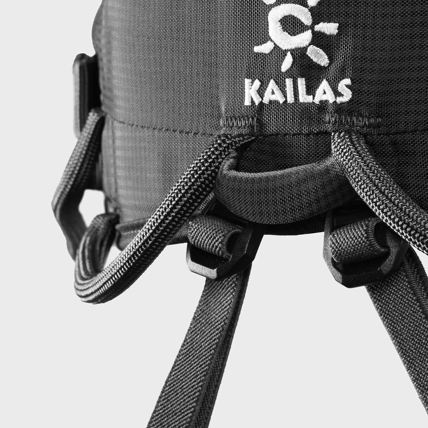 Arnés de Escalada KAILAS Airo Ajustable Negro 340g