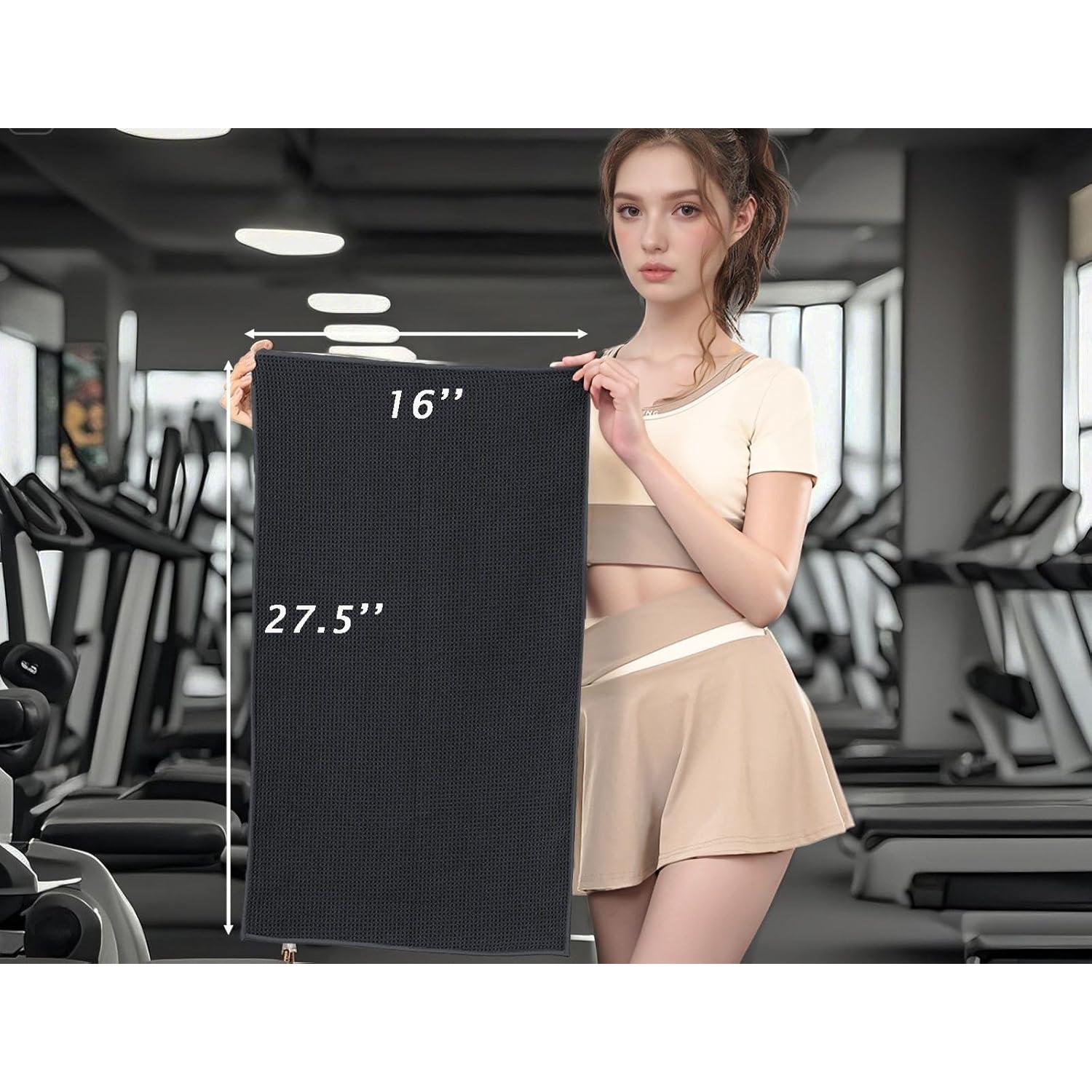 Toallas de Gimnasio Microfibra Beelvtifl 3 Pack 40x70 cm