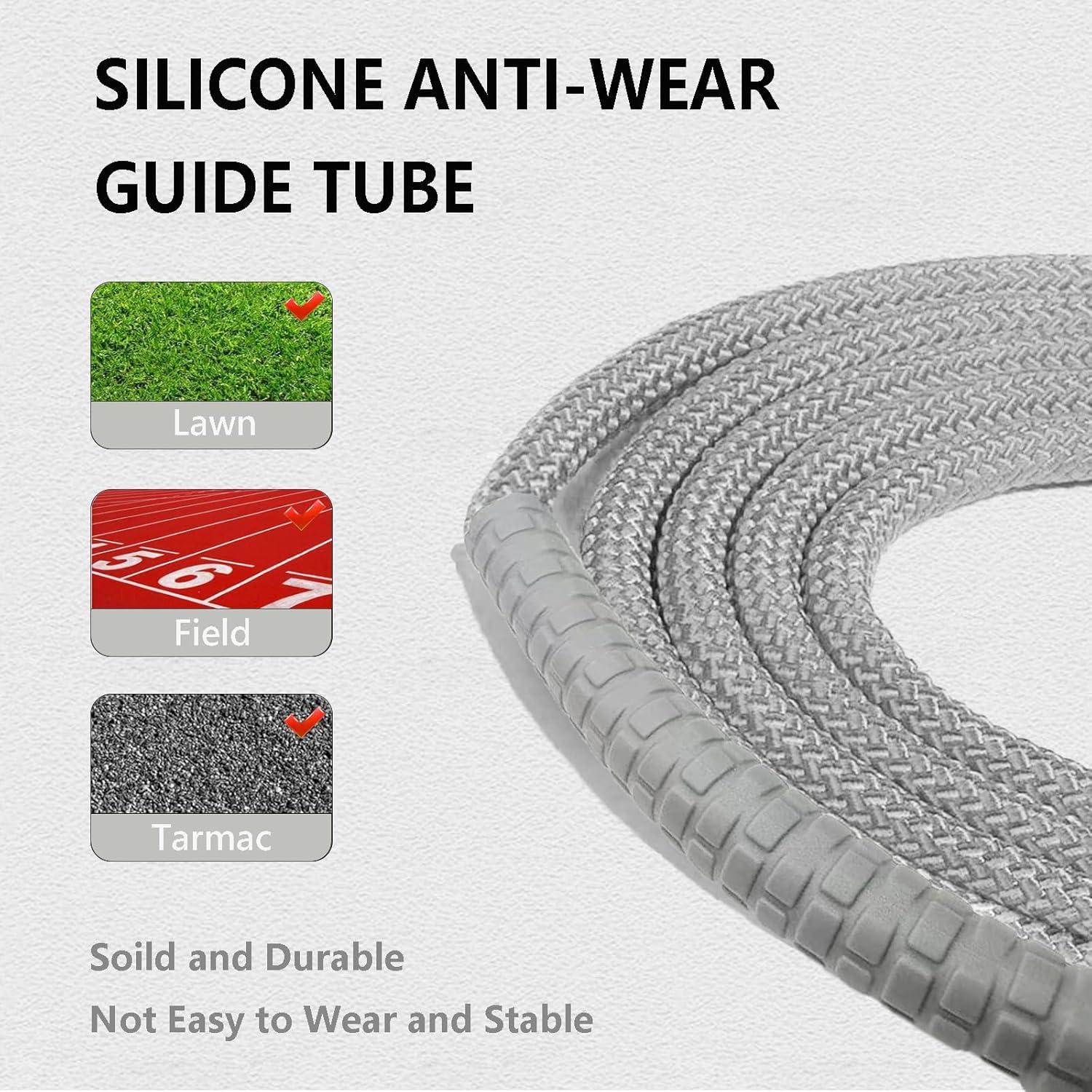 Cuerda de Salto Ajustable TIMEASY 3.05m con Peso y Mango de Espuma