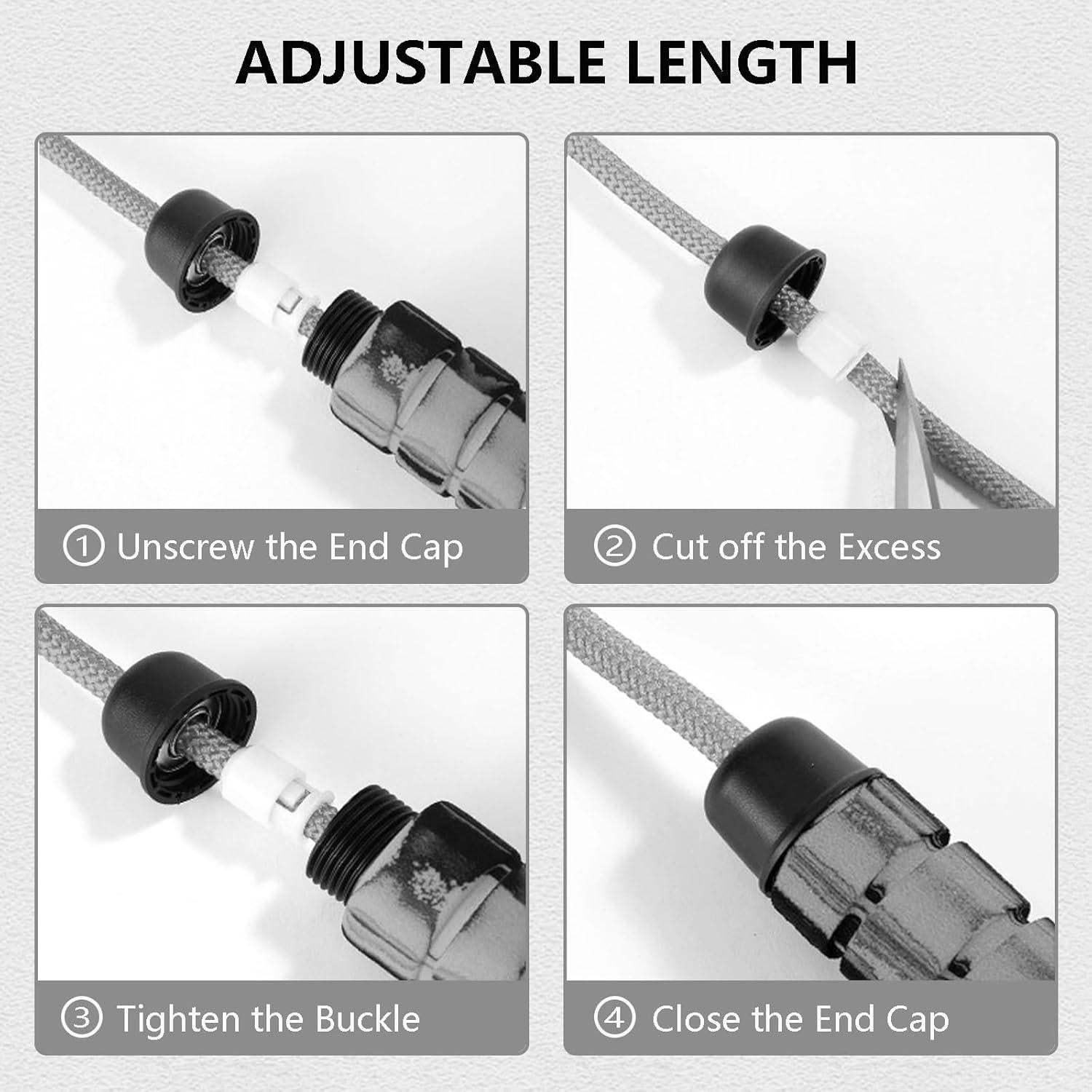 Cuerda de Salto Ajustable TIMEASY 3.05m con Peso y Mango de Espuma