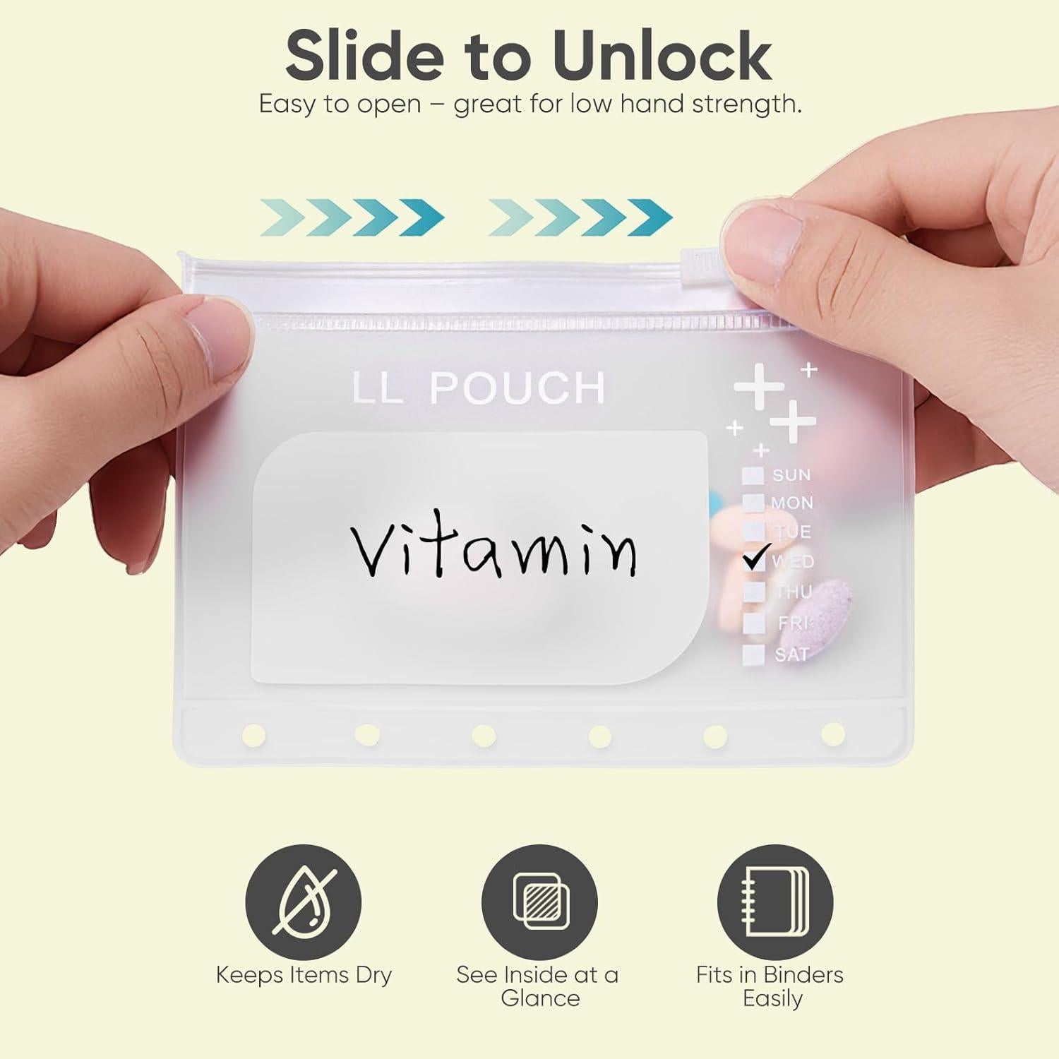 Bolsas de Pastillas Reutilizables Lerine 7 Unidades Verde