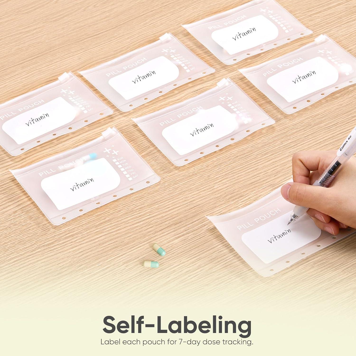 Bolsas de Pastillas Reutilizables Lerine 7 Unidades Verde