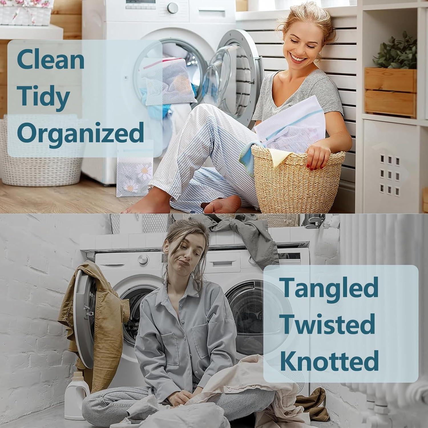 Bolsa de Lavandería de Malla Rotema - 2 Unidades 39.1x27.9cm