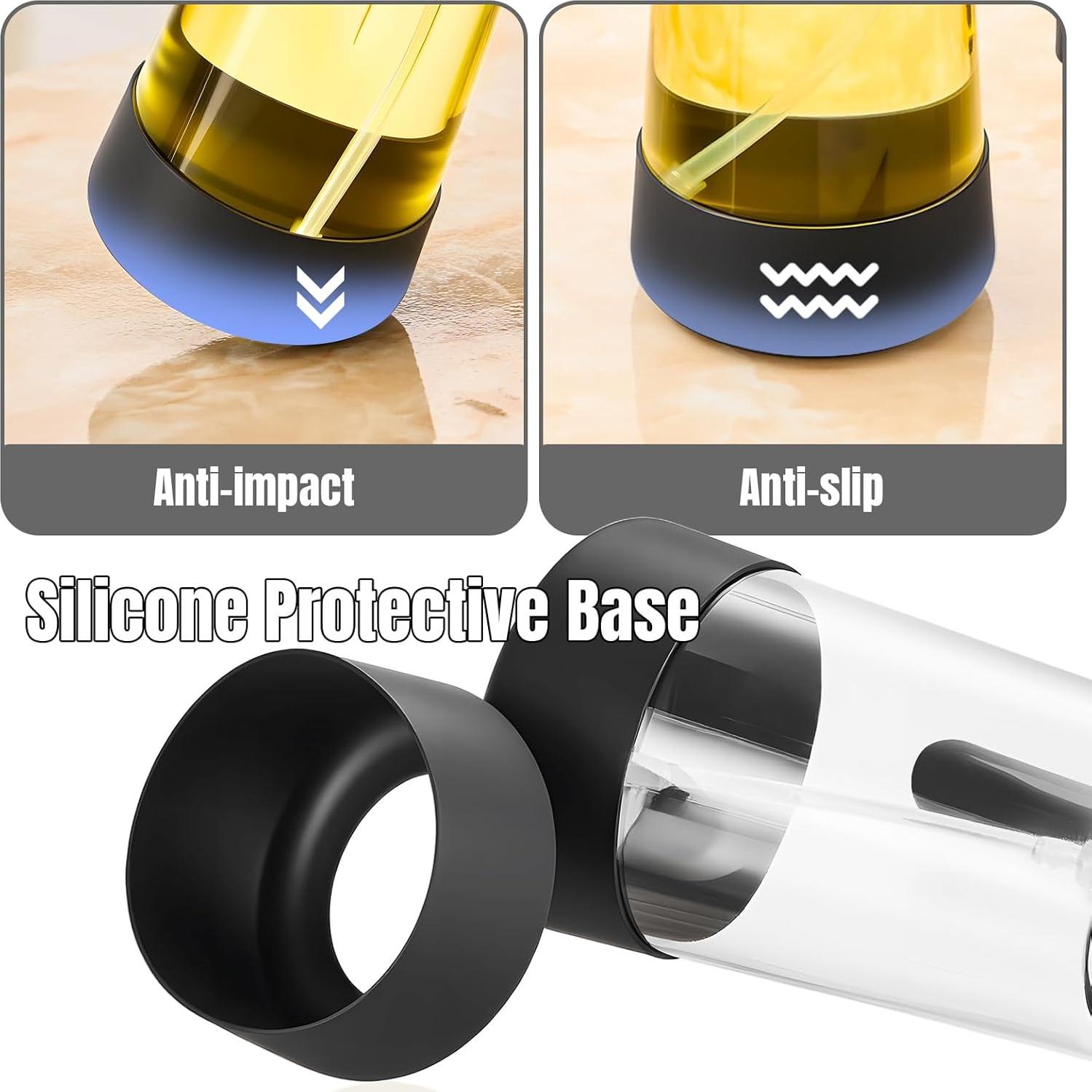 Botella dispensadora de aceite PARACITY 500ML 2 en 1 Negro