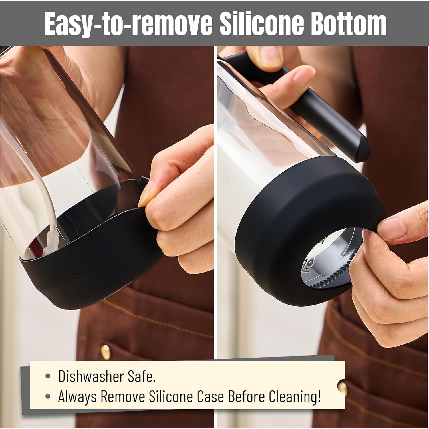 Botella dispensadora de aceite PARACITY 500ML 2 en 1 Negro