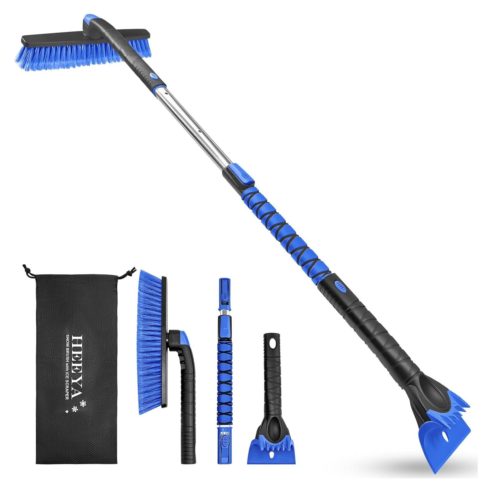 Cepillo de Nieve HEEYA 121.92 cm con Raspador de Hielo - Azul