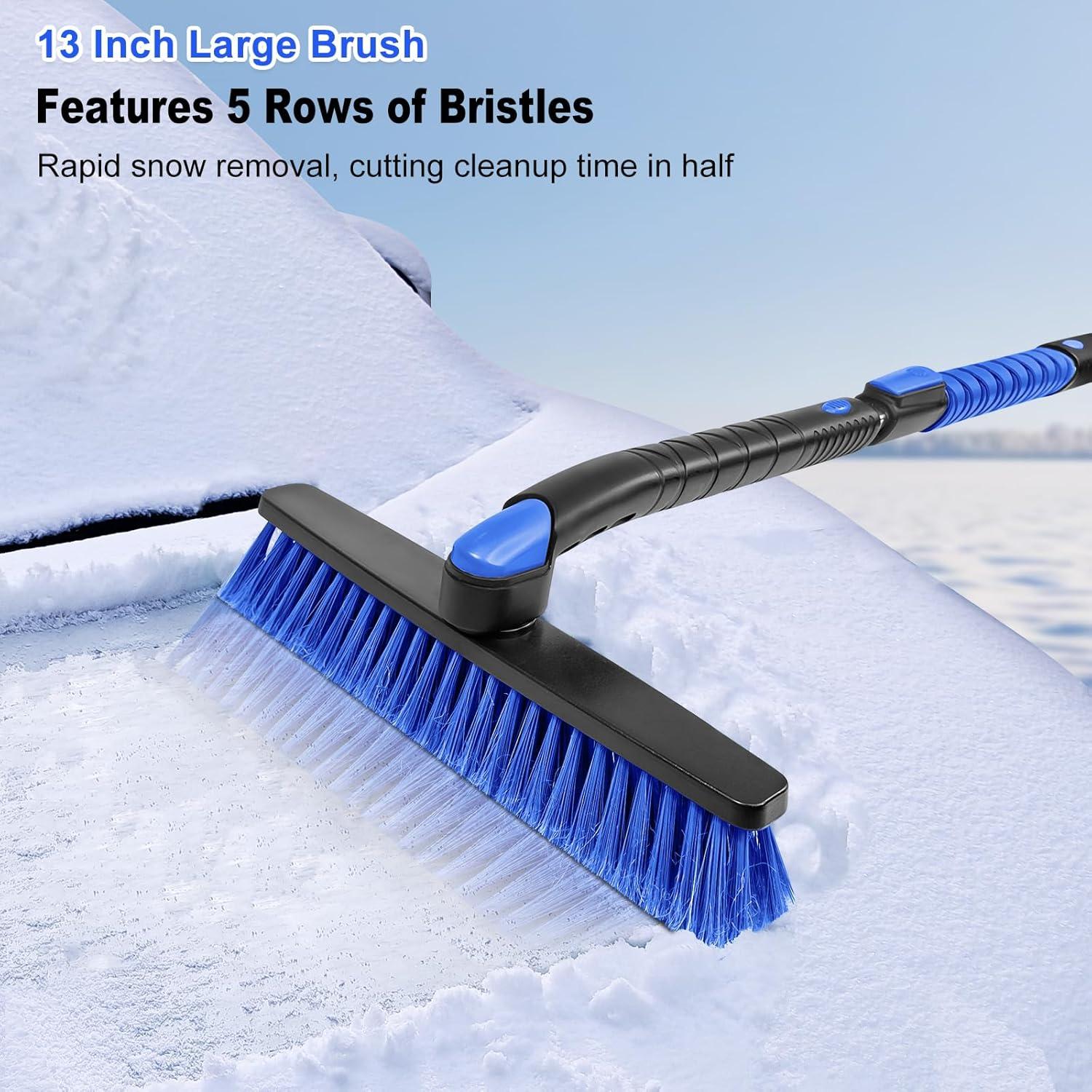 Cepillo de Nieve HEEYA 121.92 cm con Raspador de Hielo - Azul