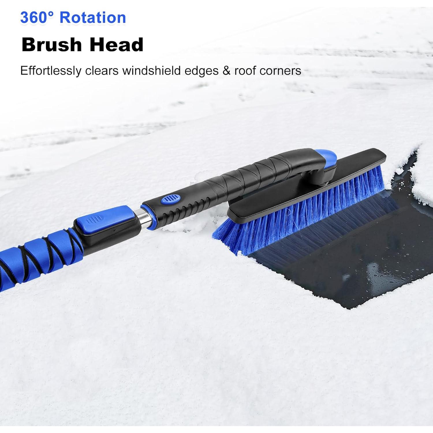 Cepillo de Nieve HEEYA 121.92 cm con Raspador de Hielo - Azul