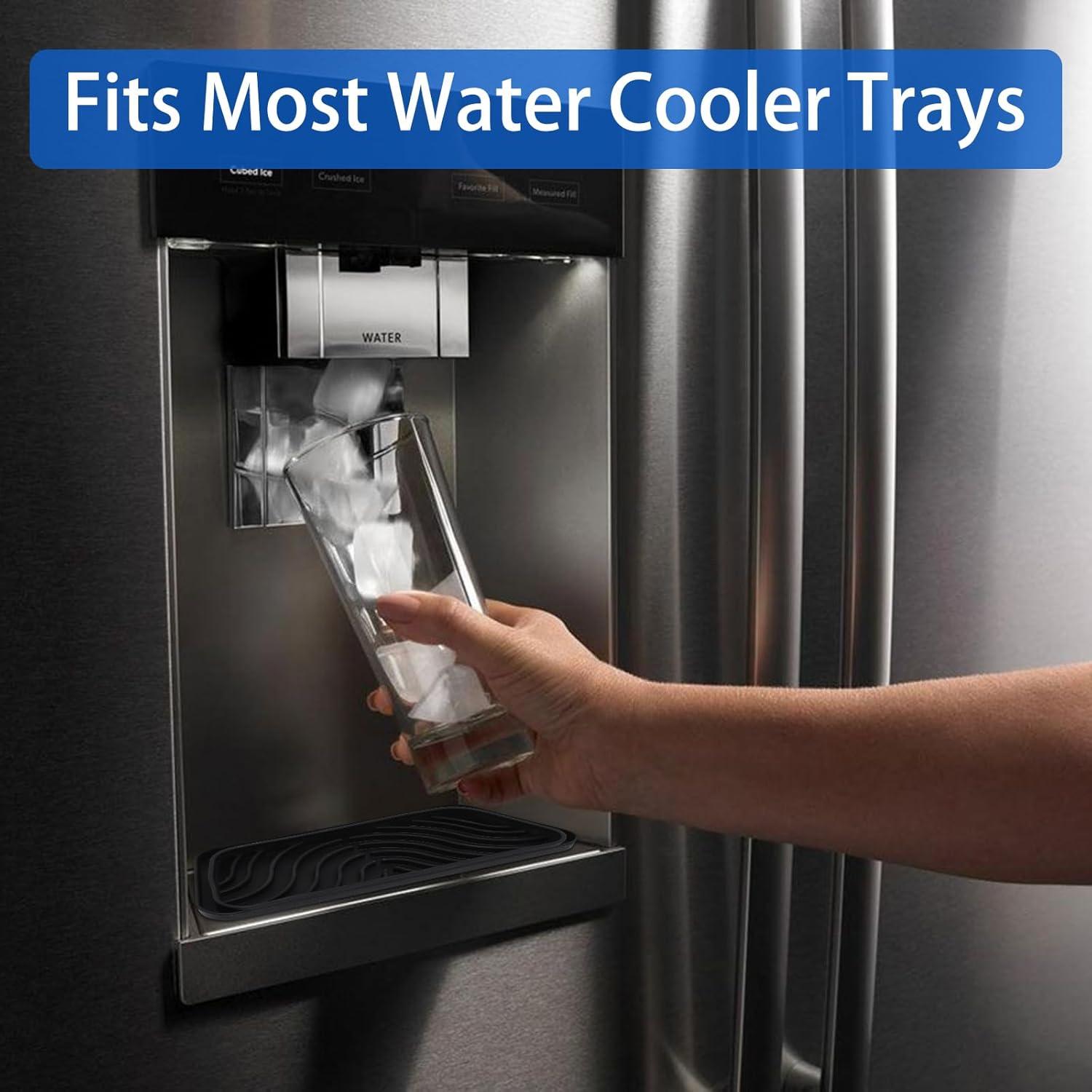 Bandejas de Goteo de Silicona ZHMEINA 2 Pcs Rectangulares Negras