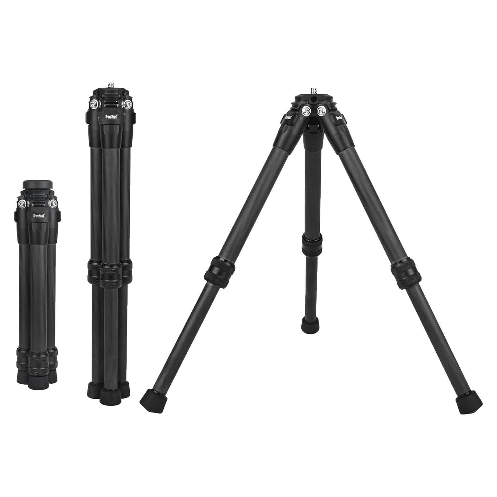 Trípode Mini de Escritorio Qishang de Fibra de Carbono para Cámaras