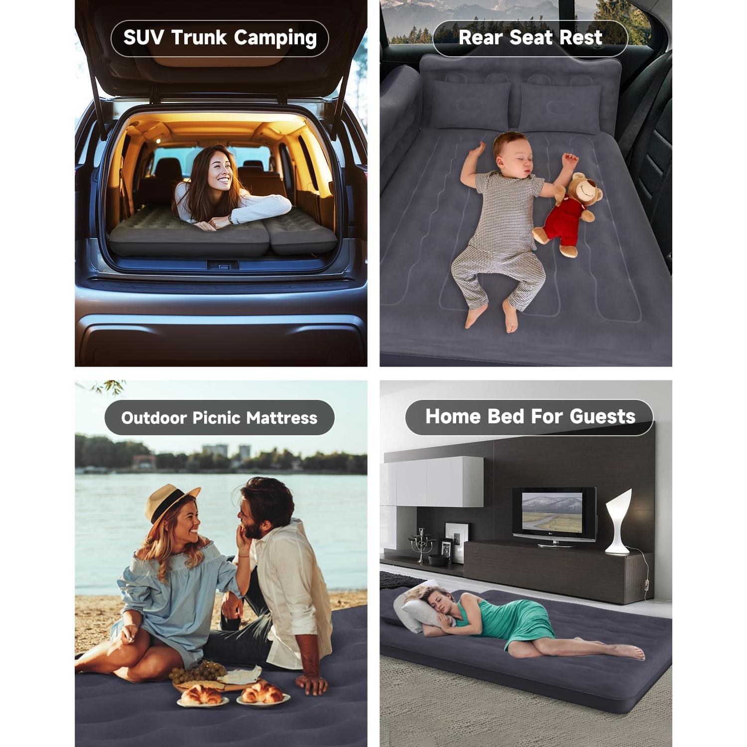 Colchón Inflable Umbrauto AIR-2CAR75-N para Auto 272 kg