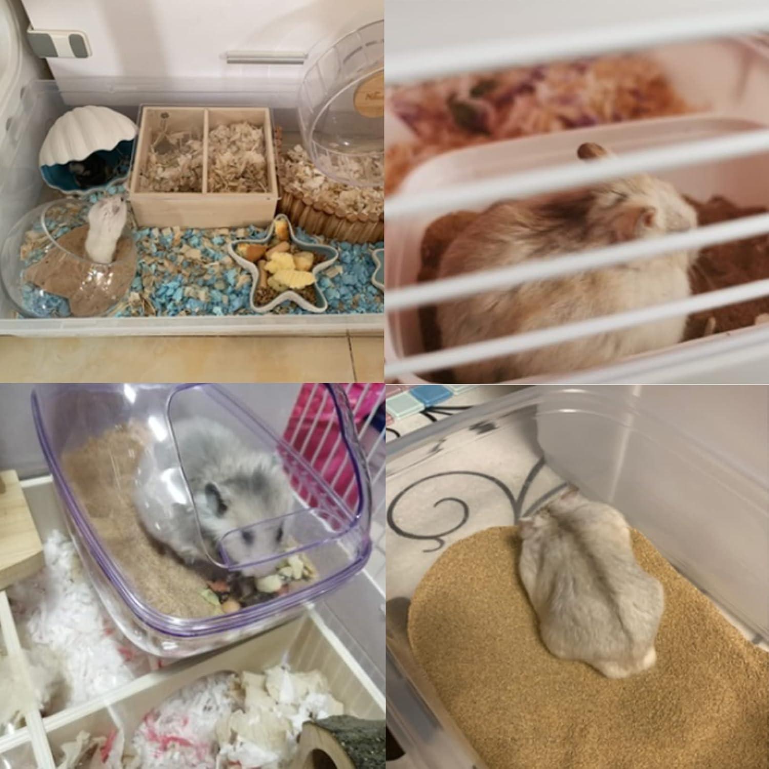 Arena de Baño para Hámster Tfwadmx 2.5kg Sin Polvo