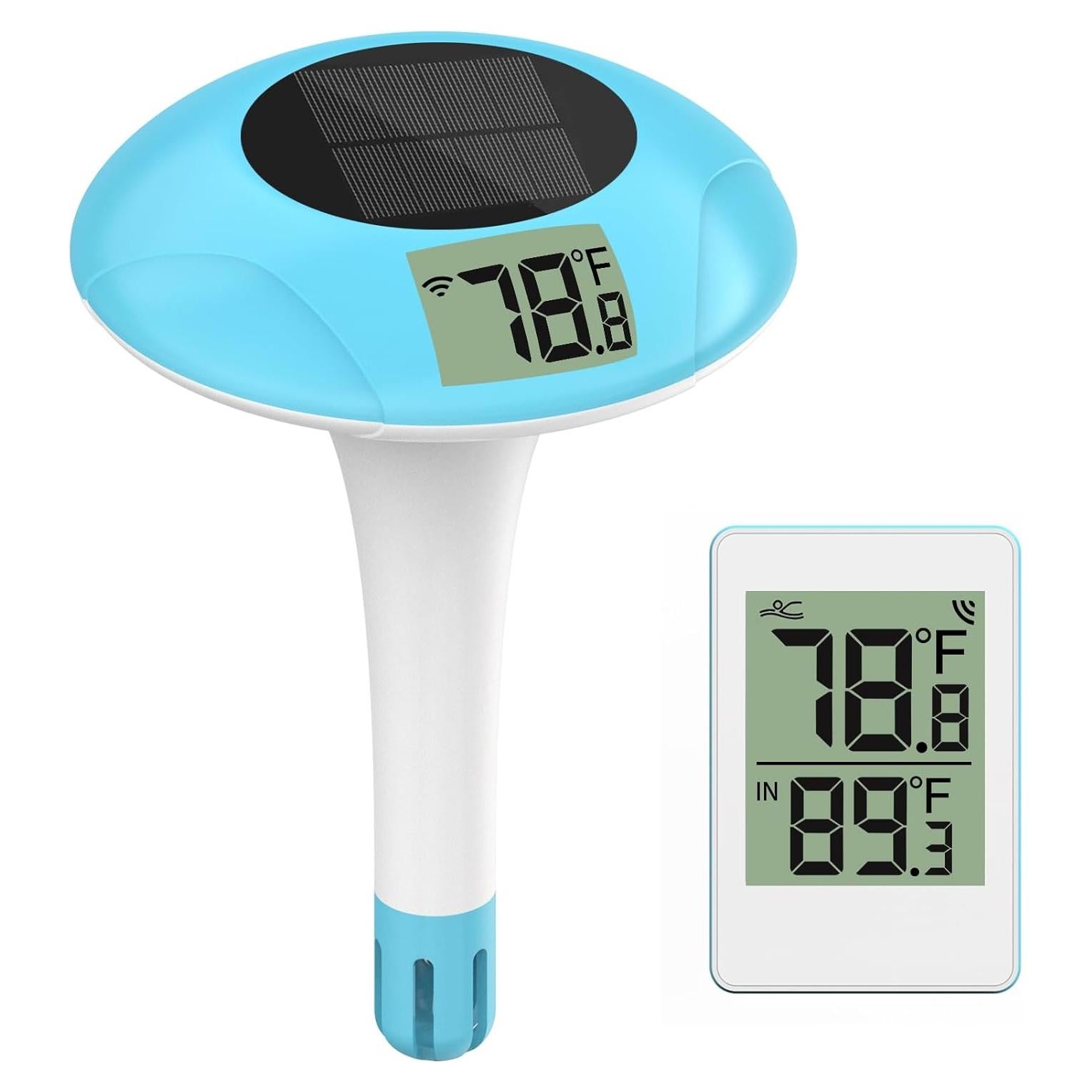 Termómetro de piscina digital T TESTRUST IPX8 inalámbrico