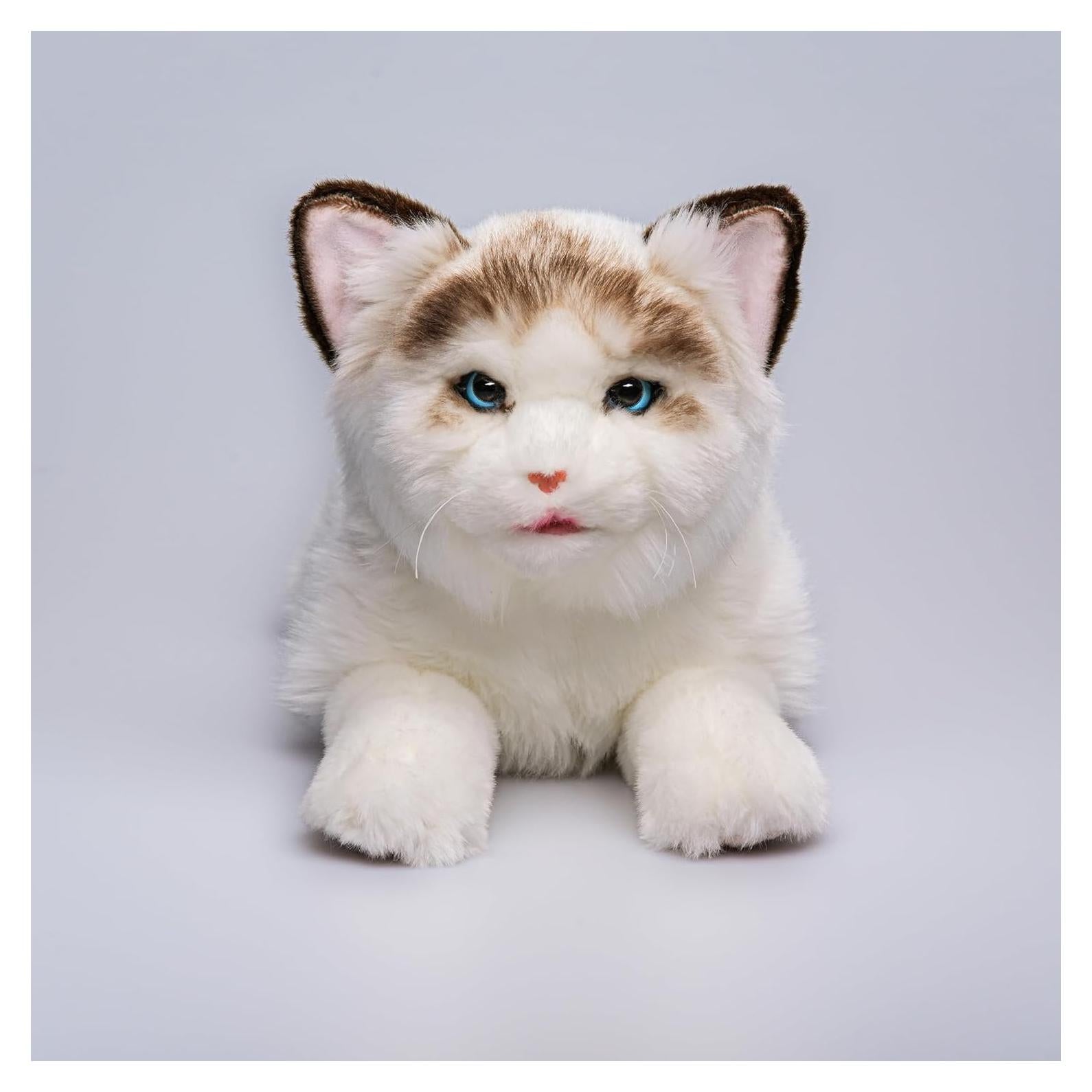 Gato de Peluche Interactivo FLUFFYFUN RAC01 38cm Blanco