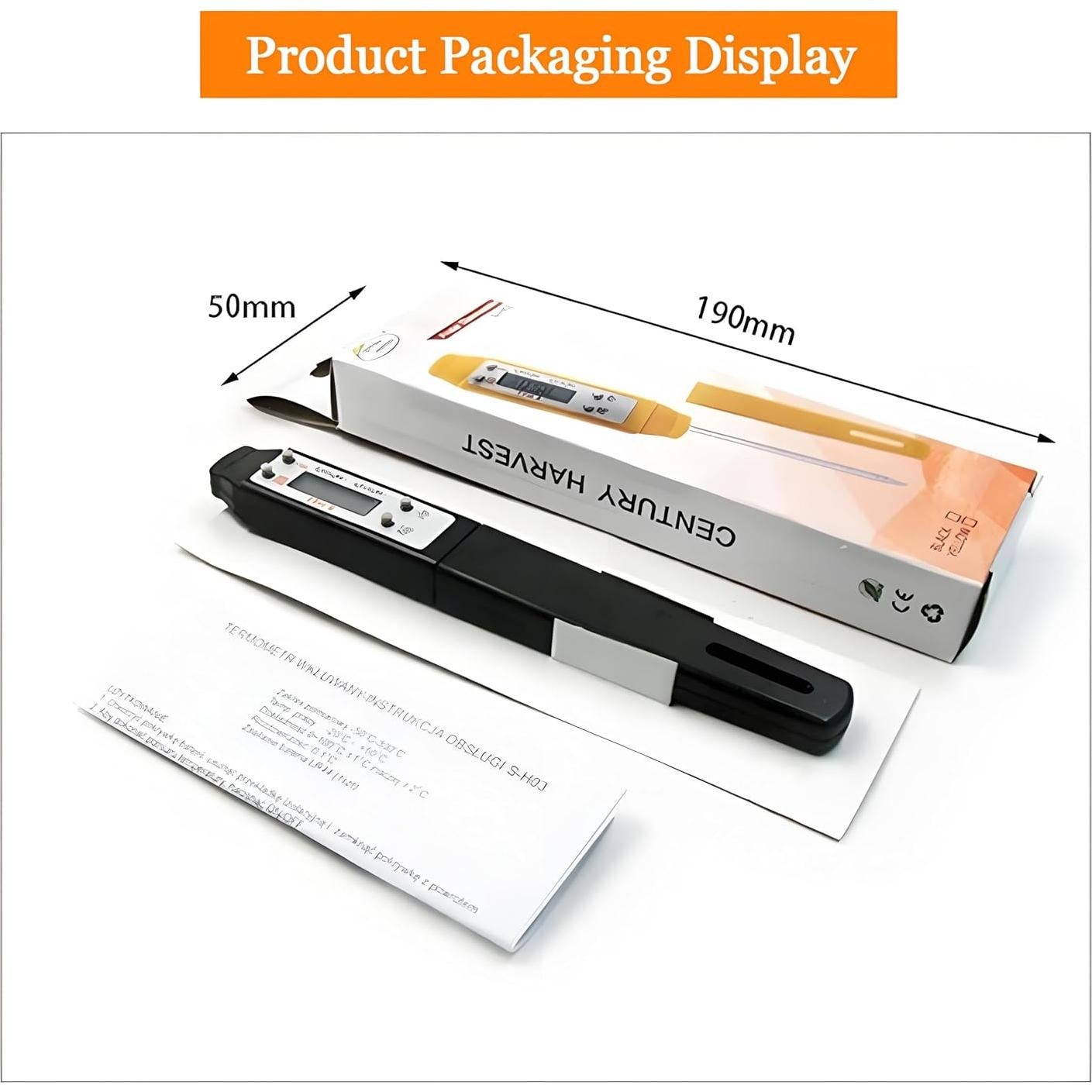 Termómetro Digital de Carne Ausenzup - Lectura Instantánea y Precisión