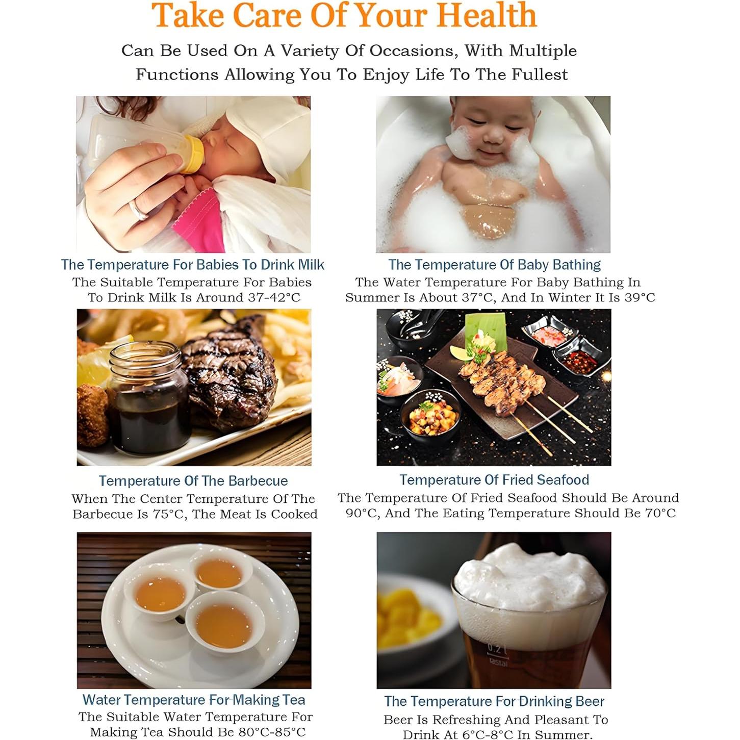 Termómetro Digital de Carne Ausenzup - Lectura Instantánea y Precisión