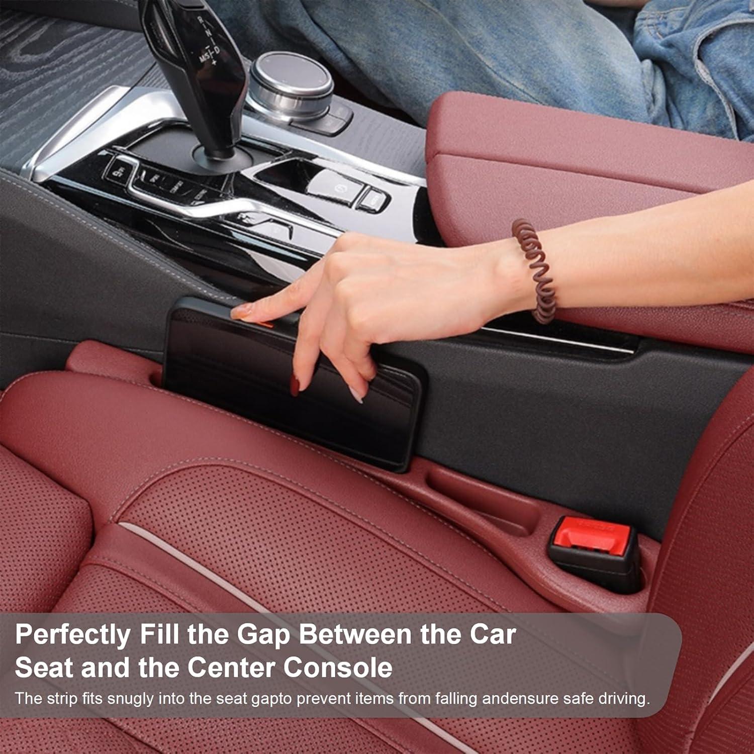 Relleno Espacio Asientos Coche Genérico Beige 2 Piezas