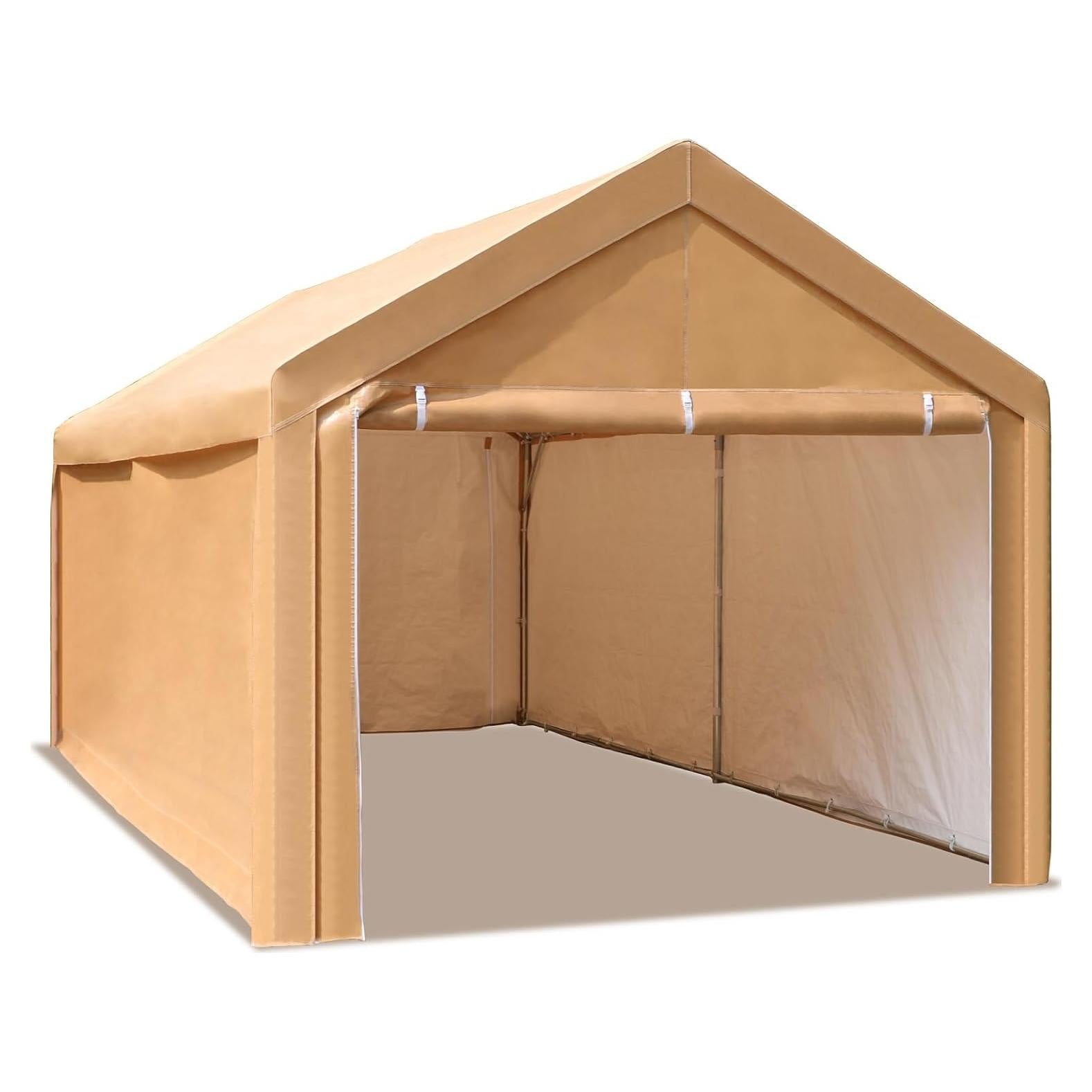 Carport Sophia & William 3x6 m con Paredes Laterales