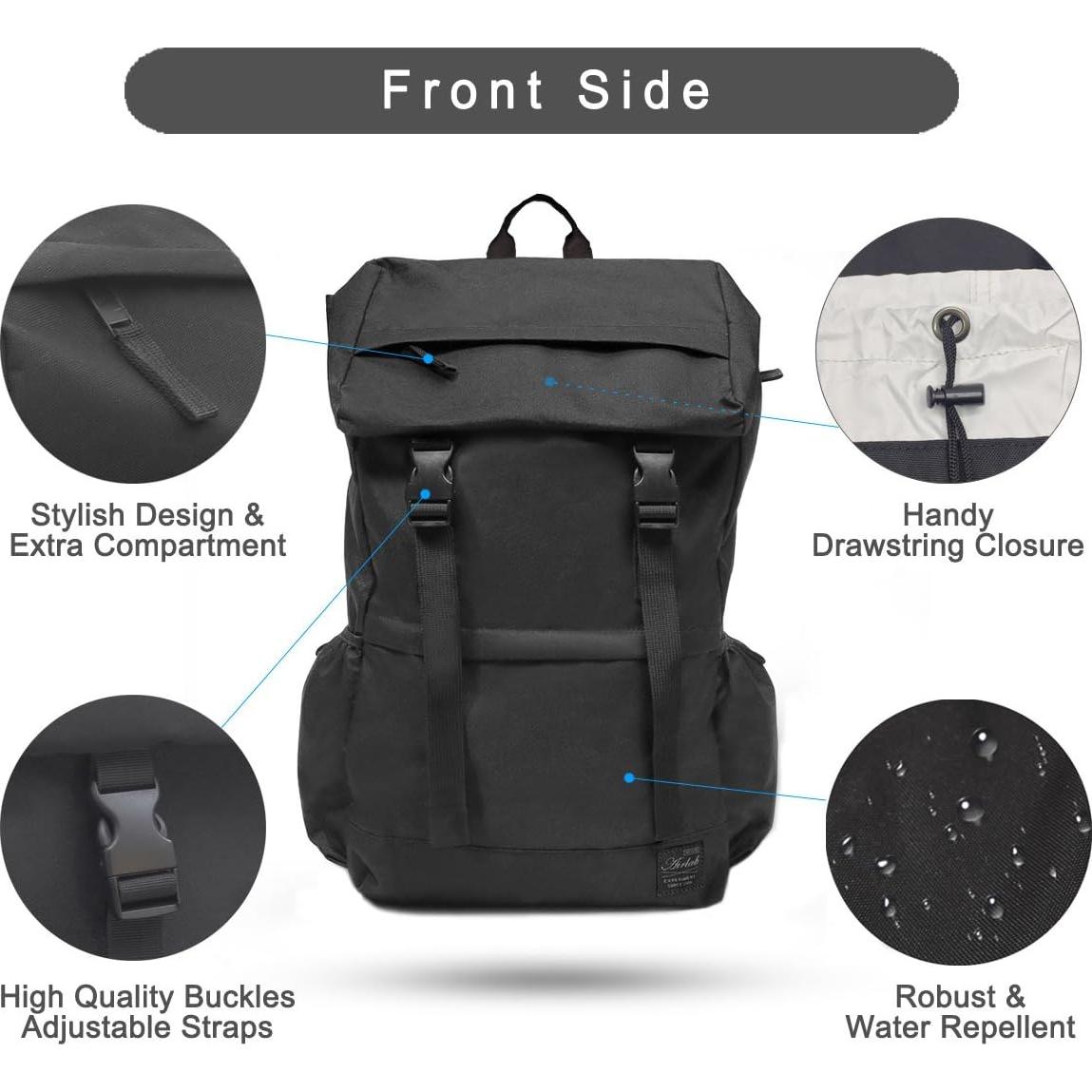 Mochila de Viaje Airlab 20L Resistente al Agua Negra