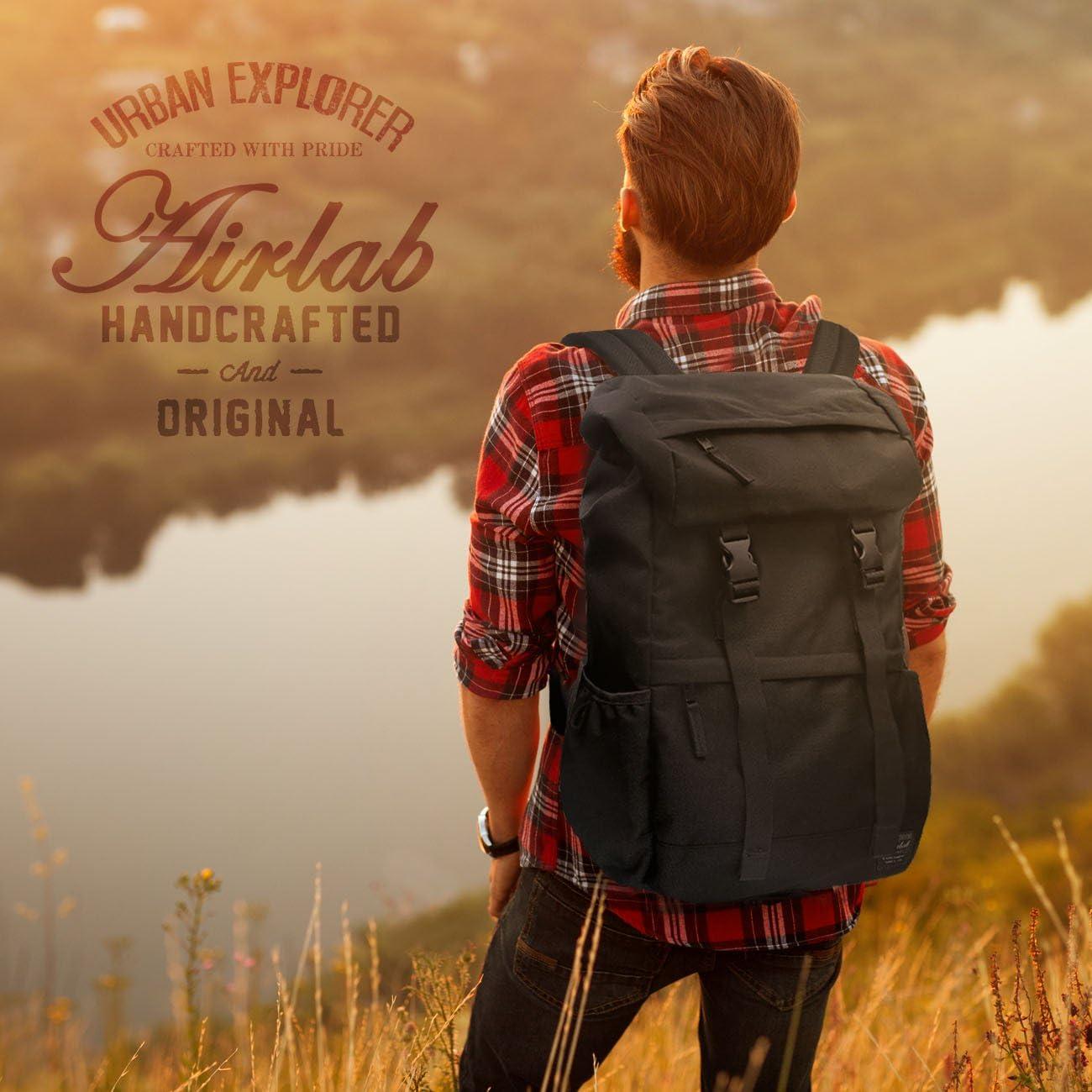 Mochila de Viaje Airlab 20L Resistente al Agua Negra