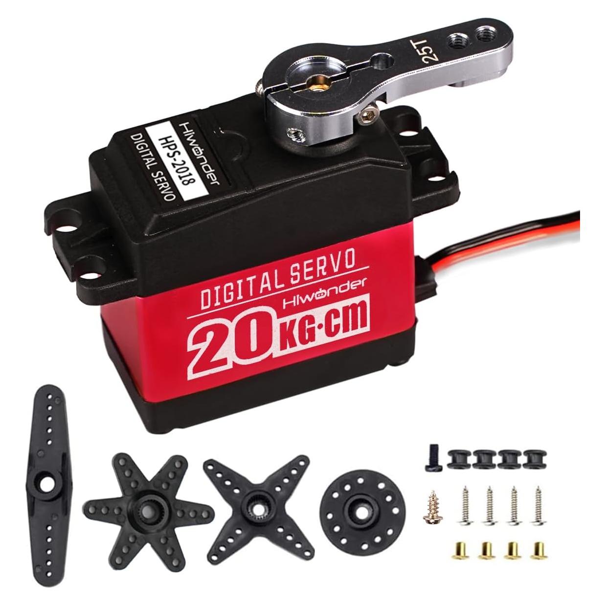 Servo Motor Digital 20KG LewanSoul LD-20MG 180° a Prueba de Agua